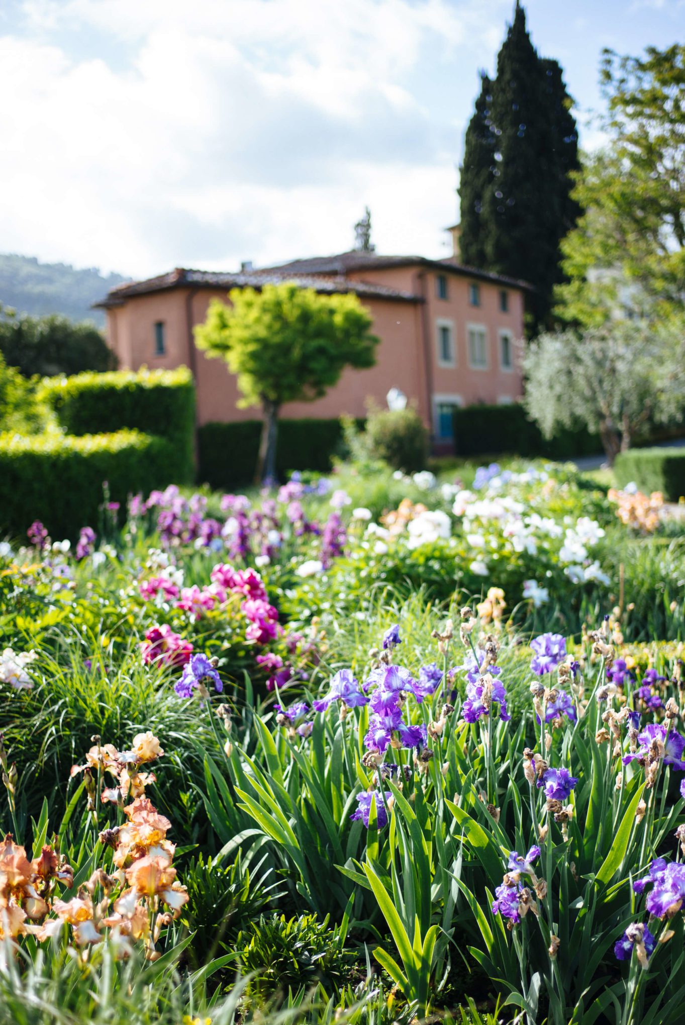 Villa la Massa has lush gardens on the property, Florence, Italy, The Taste Edit