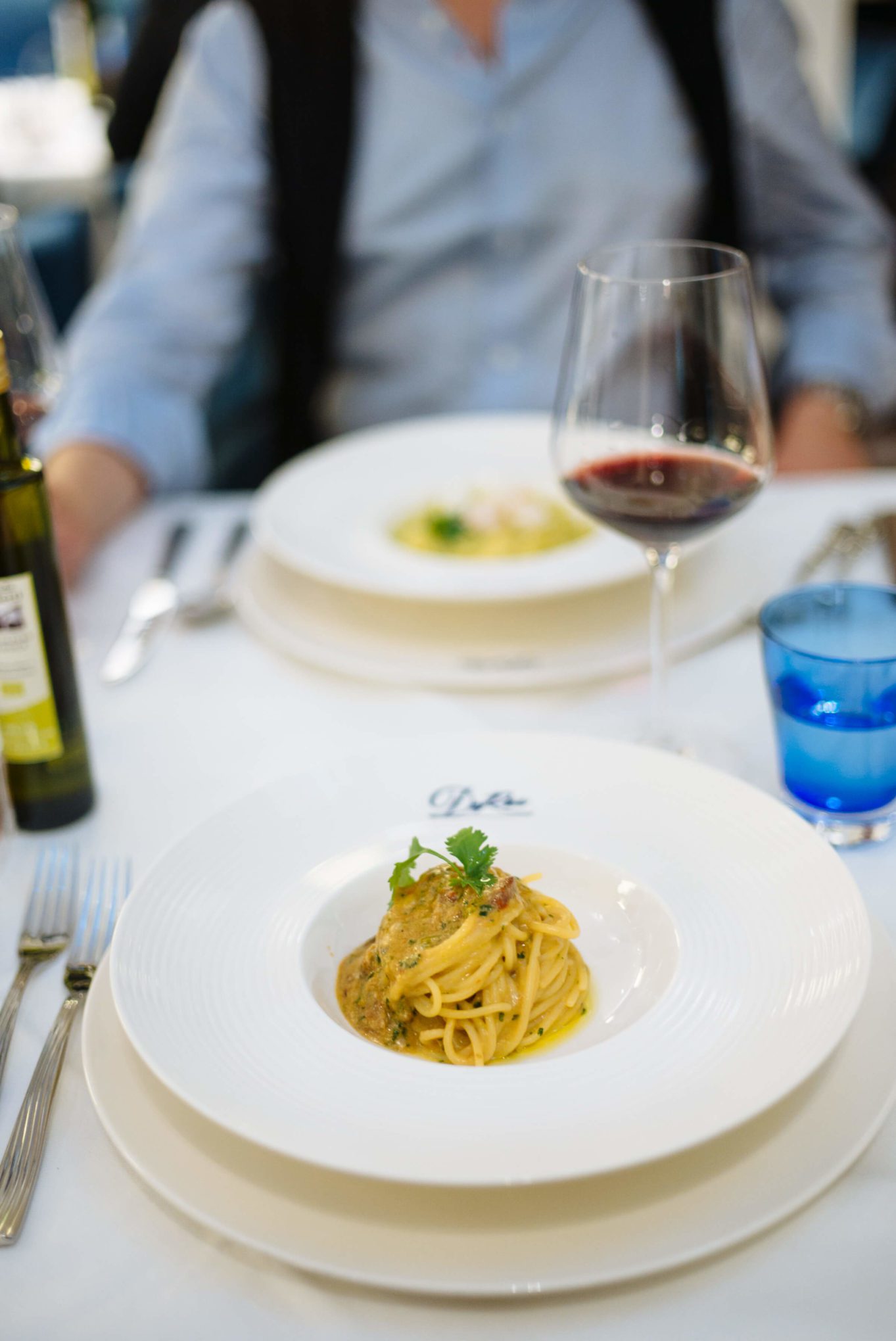 Pasta at De Ros Restaurant in Milan, italy, The Taste Edit