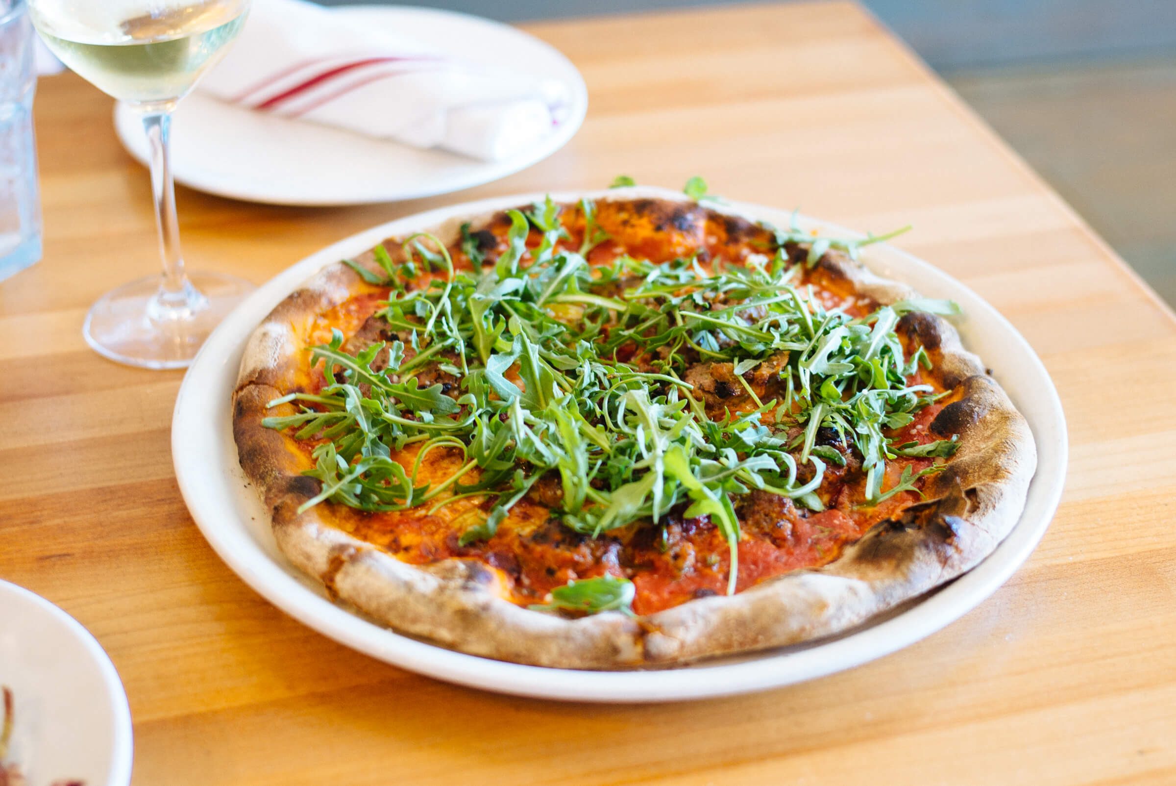 Neopolitan Pizza at Diavola Pizzaria in geyserville, sonoma county, The Taste Edit