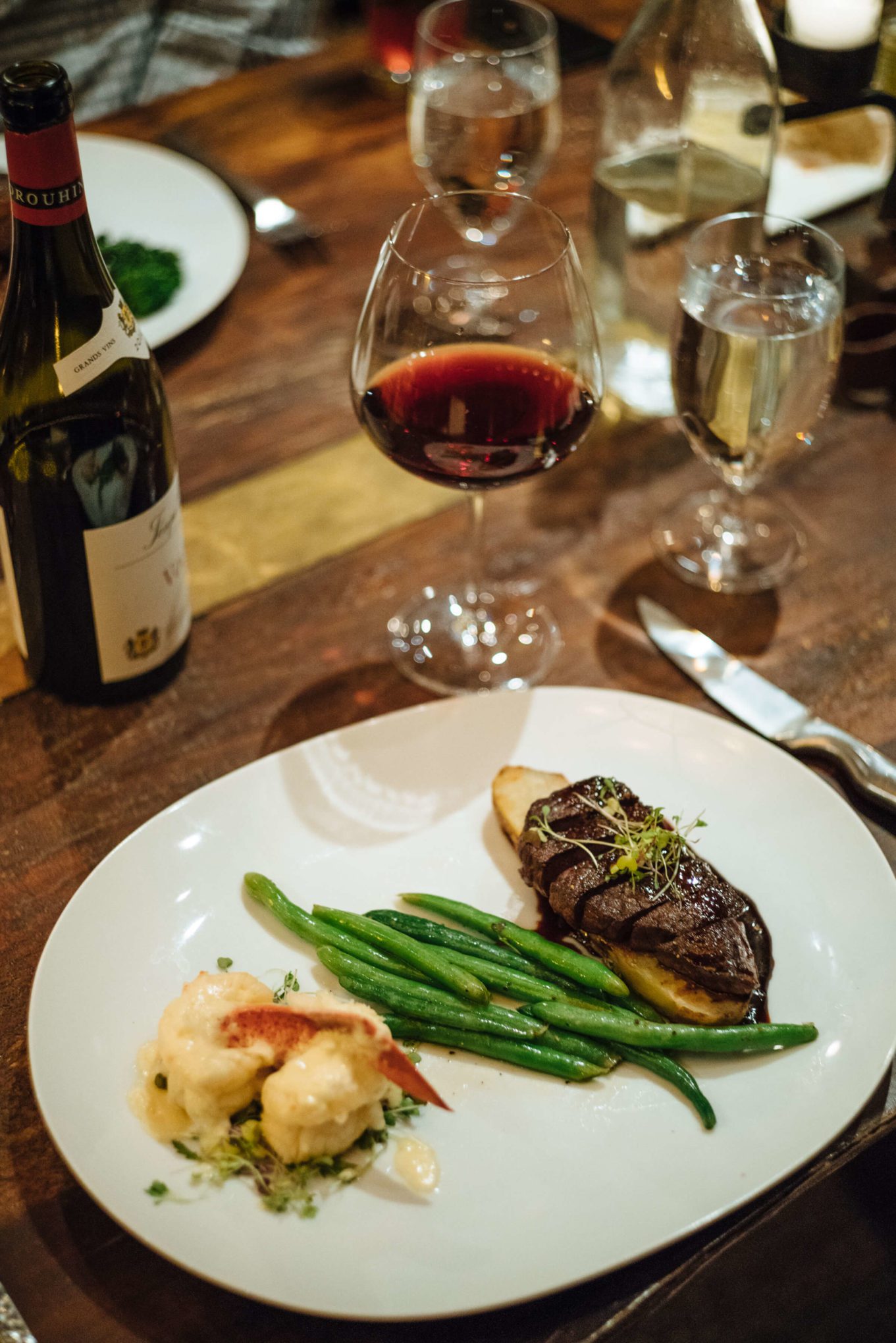 Lobster and elk at Pomp Restaurant, The Resort at Paws Up, Chef Ben Jones, The Taste Edit