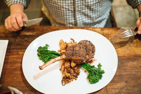 Bison Ribeye Steak at Pomp Restaurant, The Resort at Paws Up, Chef Ben Jones, The Taste Edit