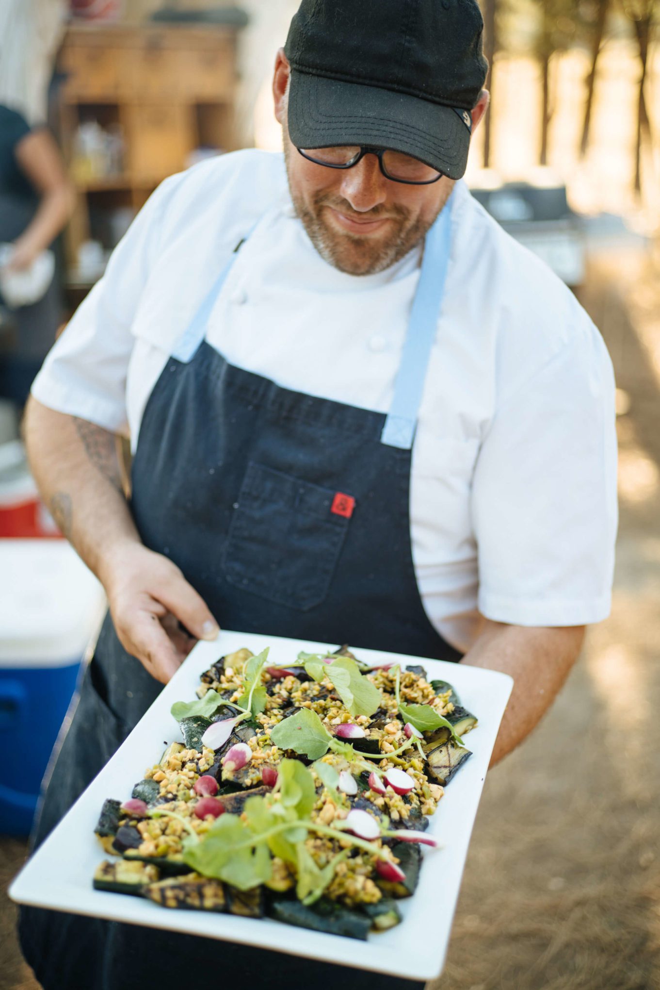 Grilled vegetables at The Resort at Paws Up Chuck wagon diner, Take a ride in the Wagon, The Taste Edit