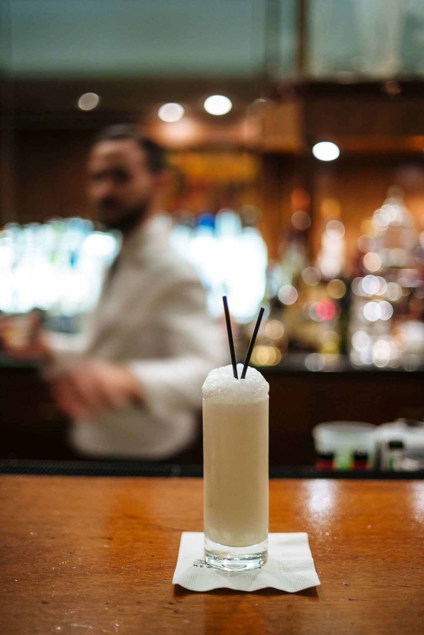 Ramos Gin Fizz from The Sazerac bar at the roosevelt hotel in New Orleans, The Taste Edit