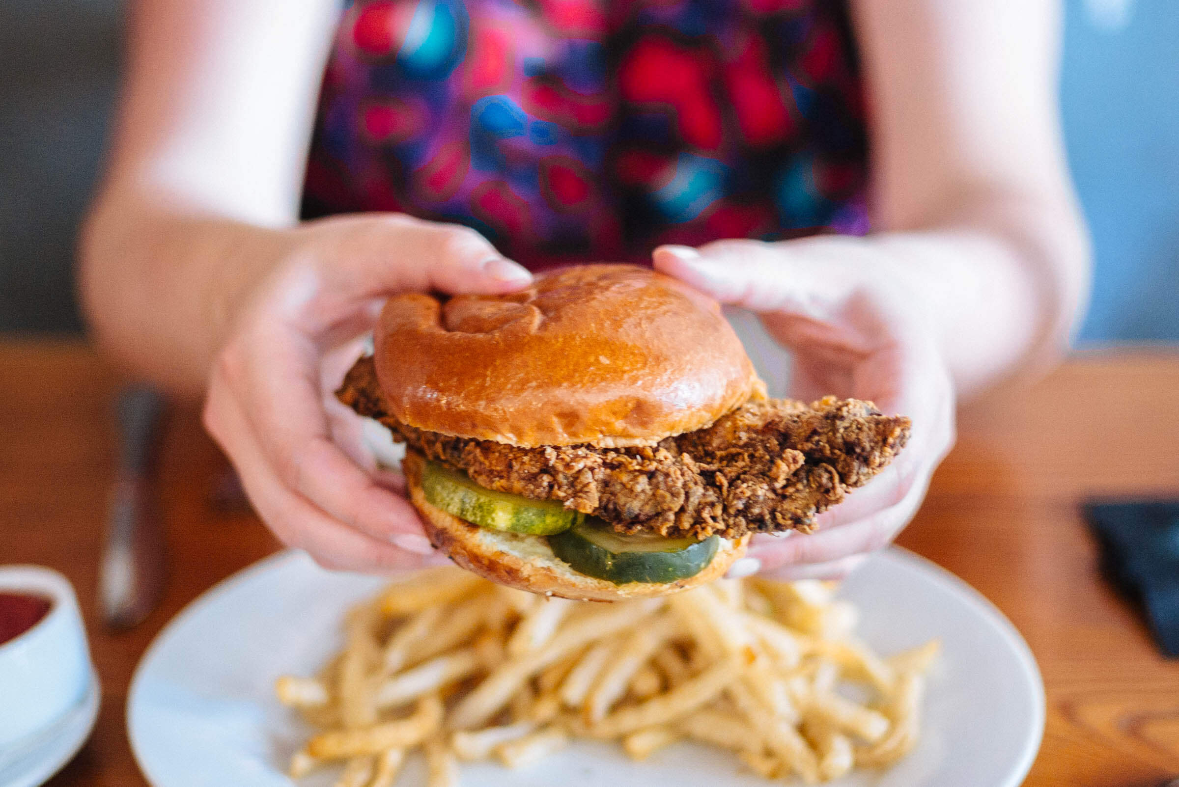 The Best chicken sandwich in New Orleans at Slyvain, The Taste Edit