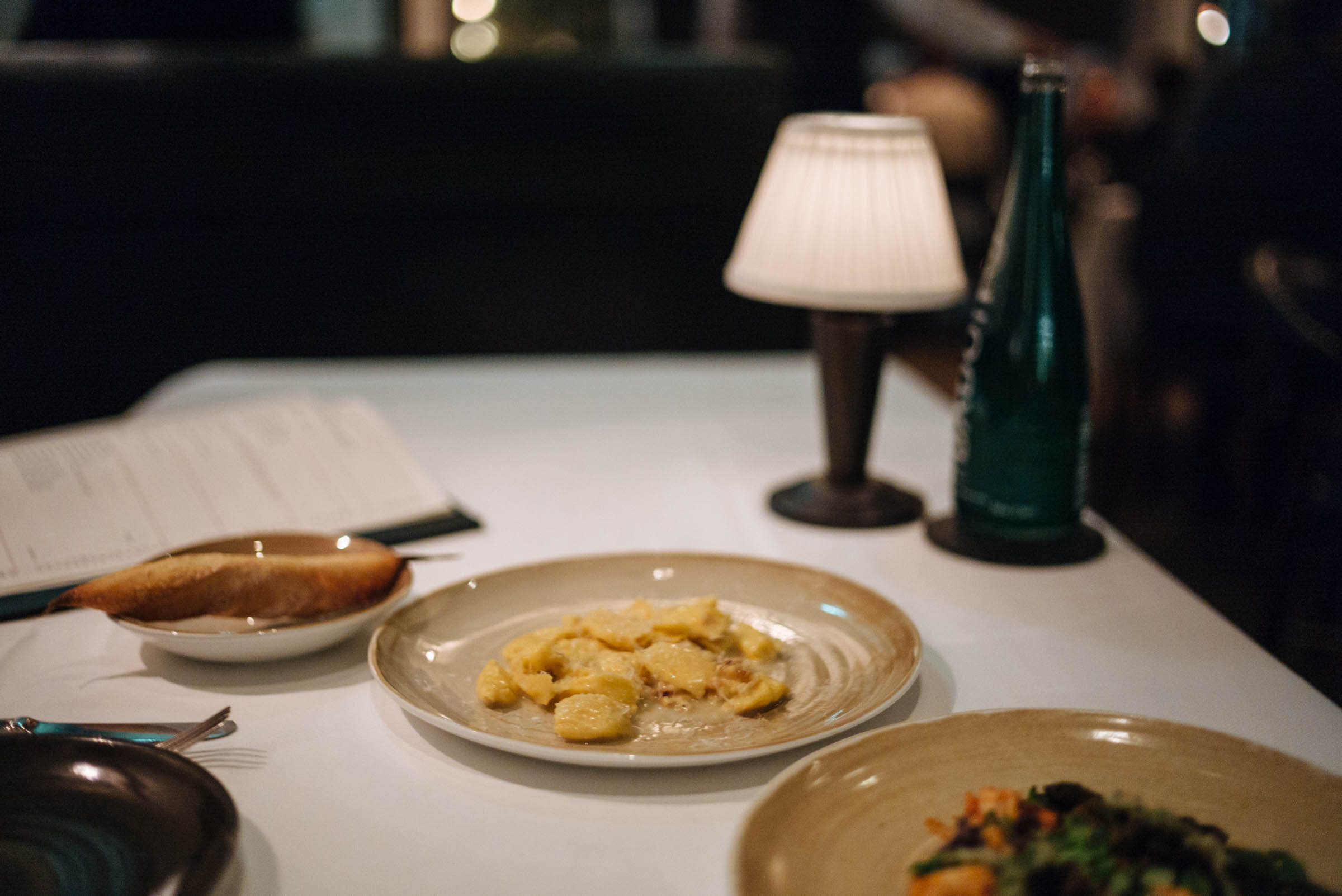 Pasta agnolotti and lobster squid ink pasta at Wolfgang Puck's best restaurant in Beverly Hills, LA, Spago Beverly Hills, Los Angeles, The Taste Edit