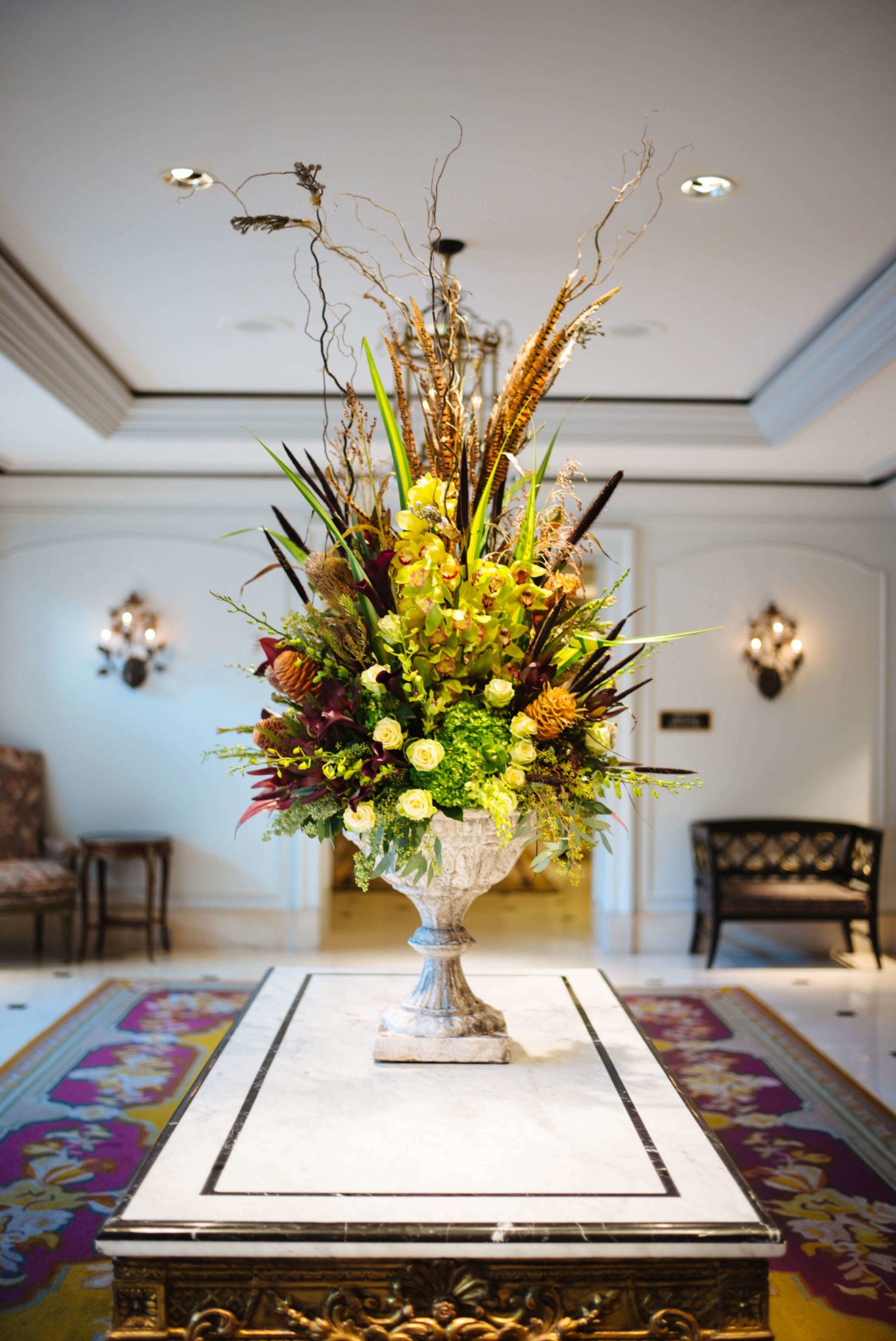 The lobby at the best hotel in New Orleans, The Ritz-Carlton New Orleans, The Taste Edit