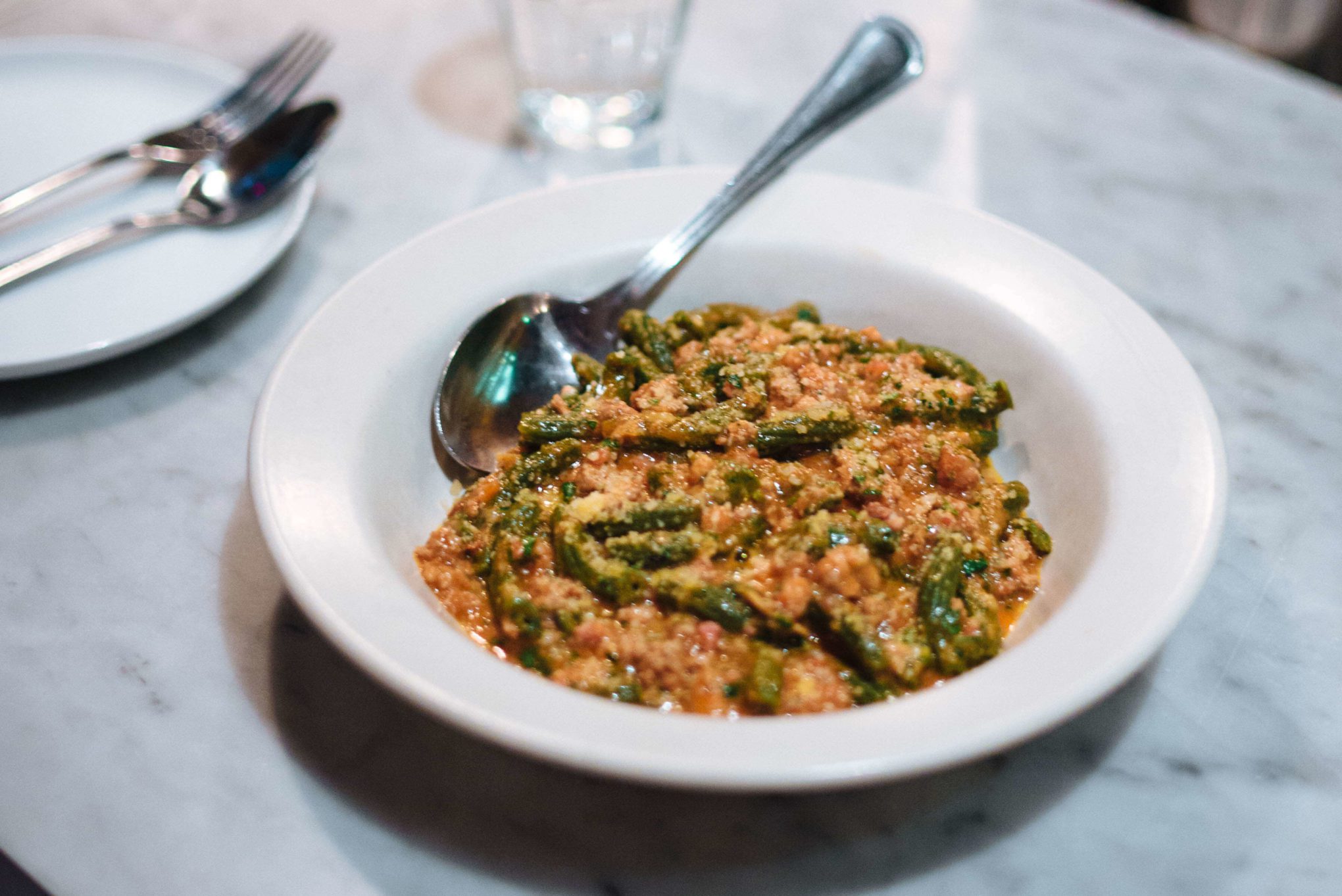 Visit and try the fresh made pasta - garganelli verde with pork ragout at Rolf and Daughters in Nashville see more from TheTasteSF