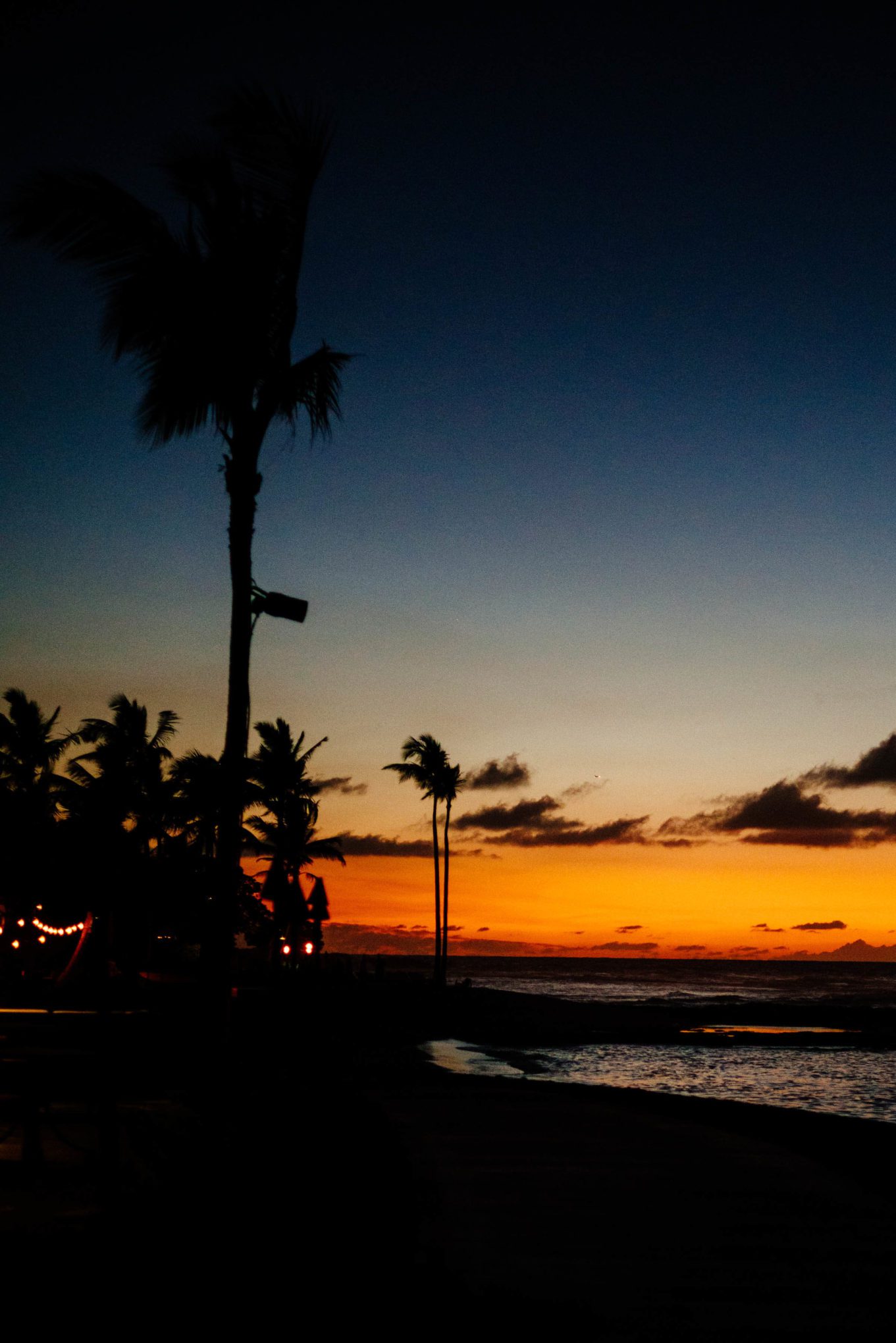 Hawaiian sunset at the Four Seasons Hualalai Hotel on the Big Island of Hawaii, The Taste Edit