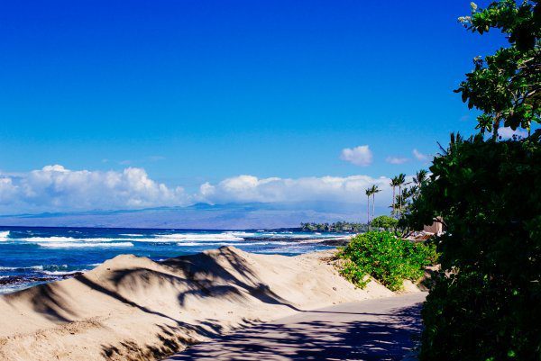 Overlooking the beach near the Four Seasons Hualalai on the Big Island of Hawaii, The Taste Edit