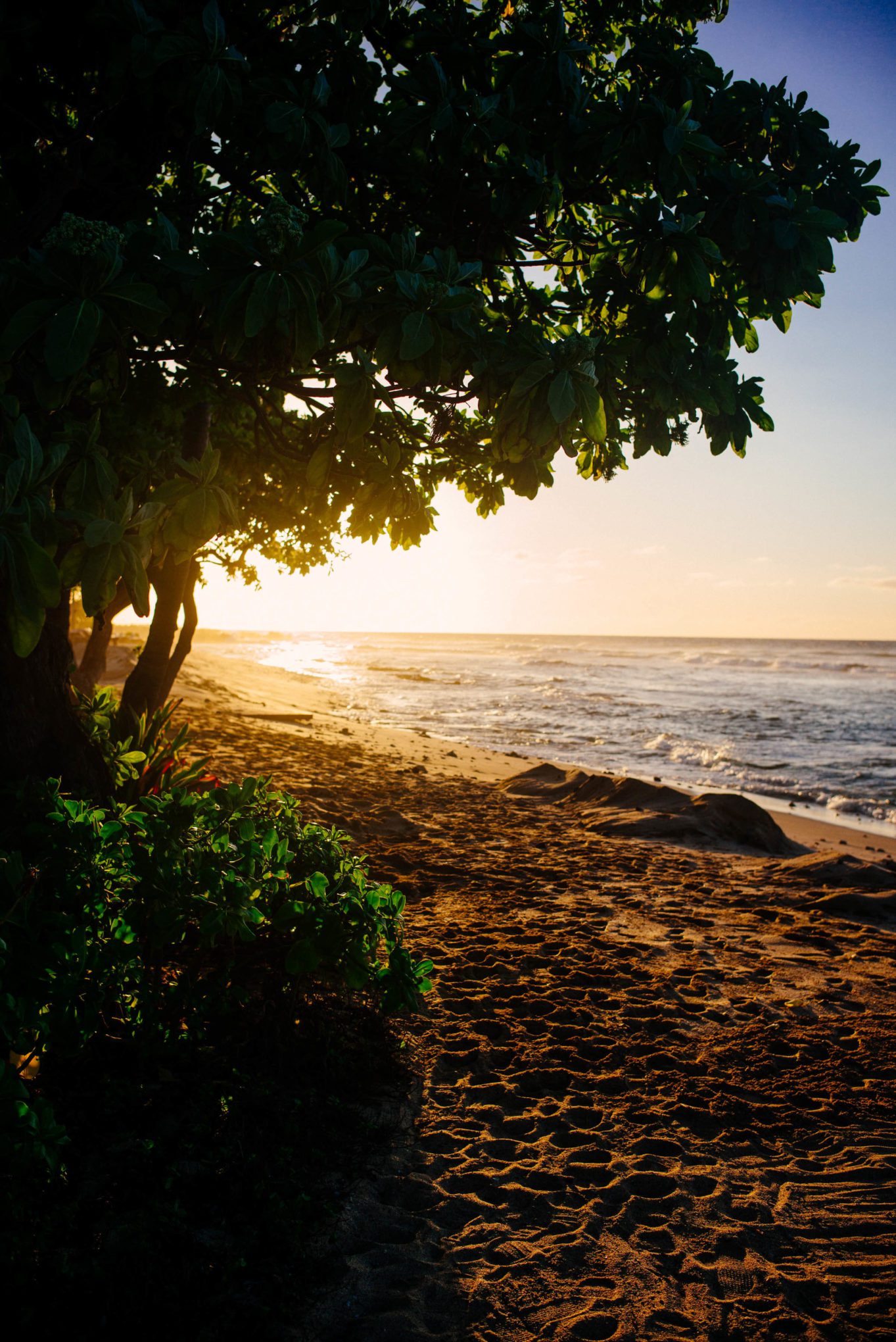 View a Hawaiian sunset at the Four Seasons Hualalai Hotel on the Big Island of Hawaii, The Taste Edit