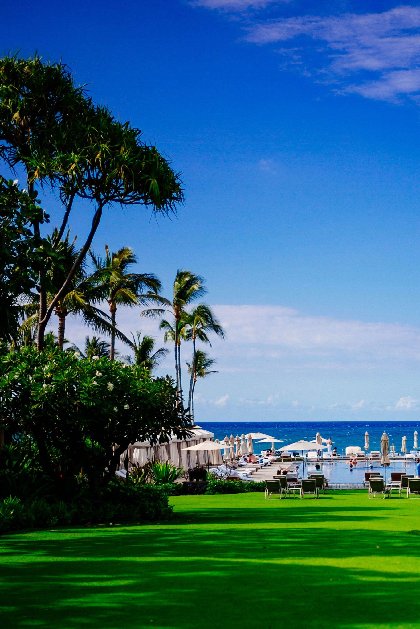 The pools at the Four Seasons Hualalai Hotel on the Big Island of Hawaii, The Taste Edit