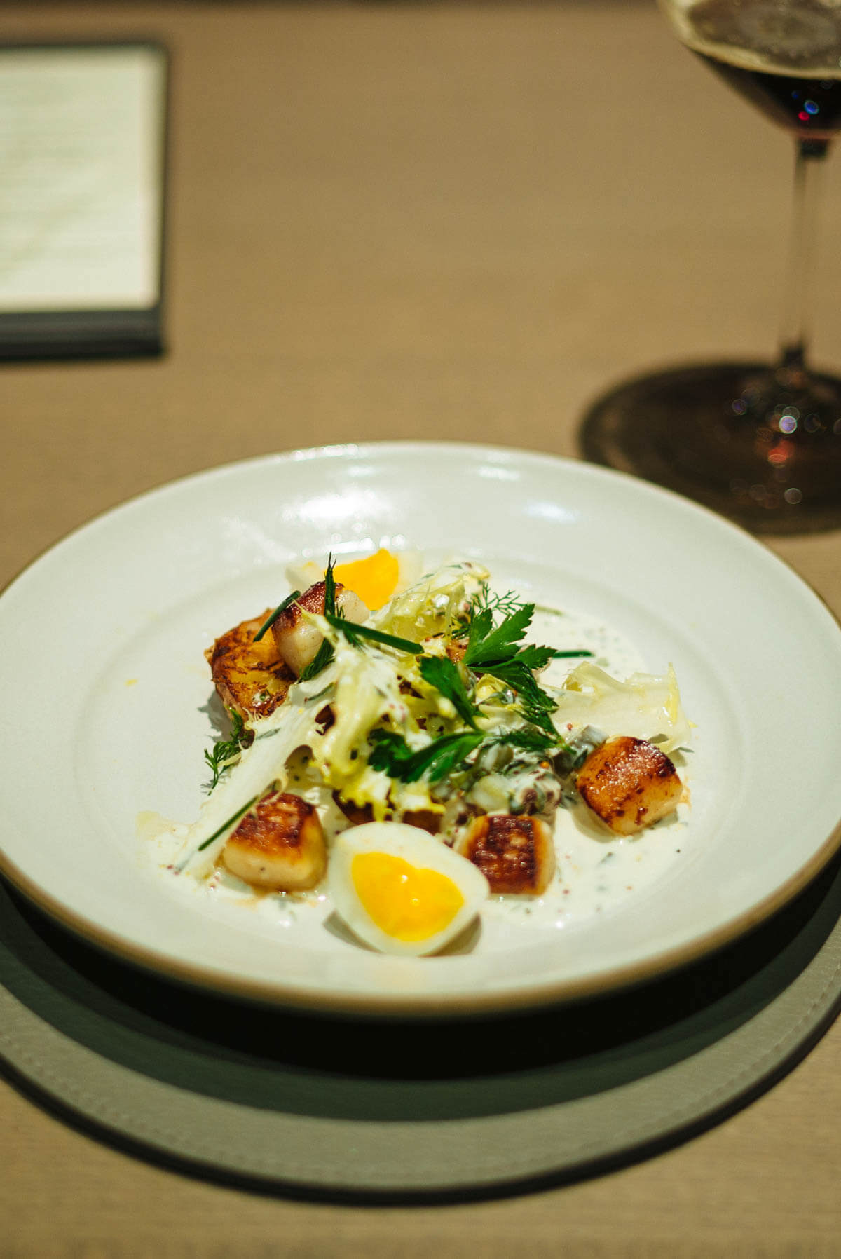 smoked eel and scallops with crispy potatoes from Paul Kahan at Acacia House in Napa Valley The Taste Edit