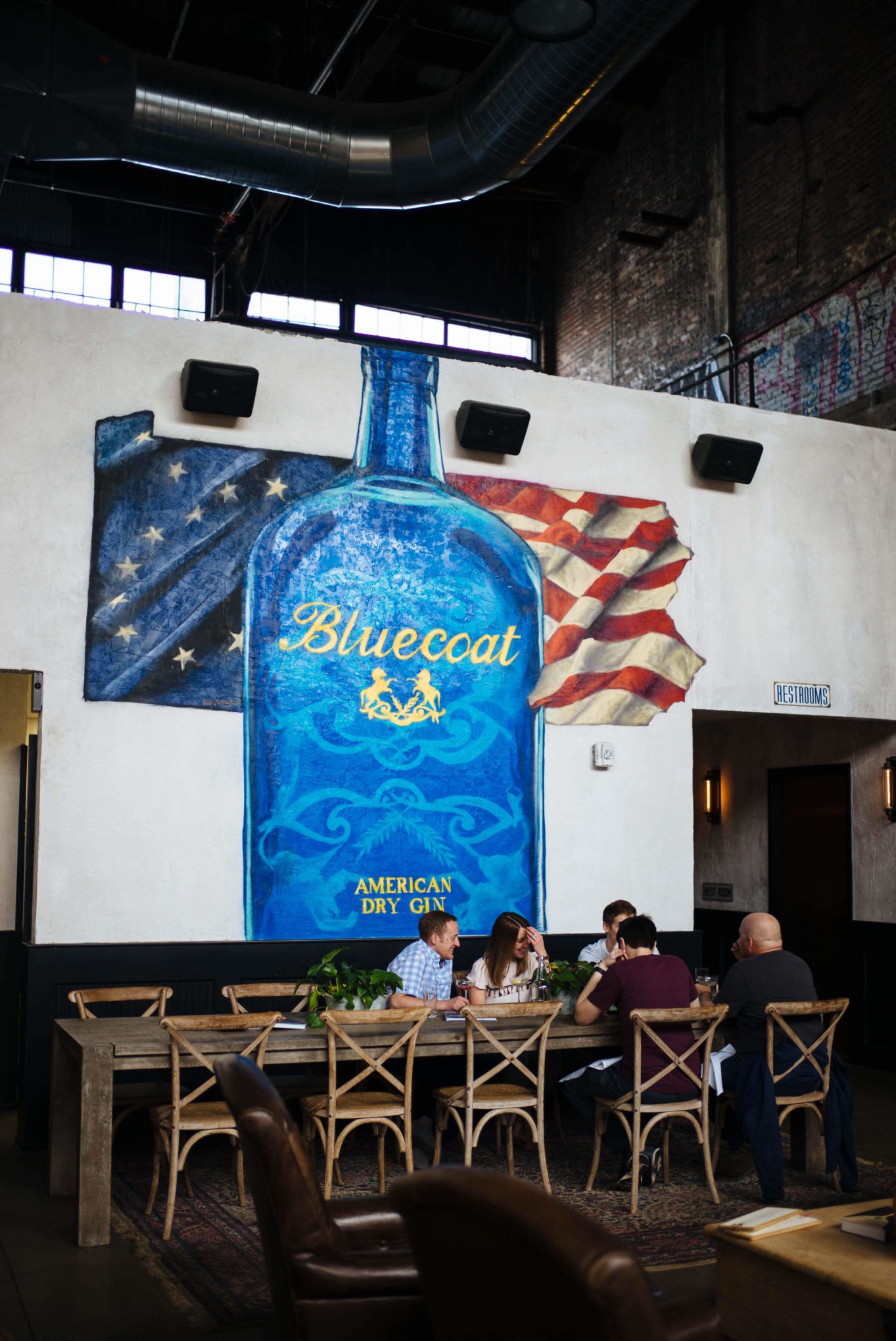 Try bluecoat gin and visit Philadelphia Distilling for the best craft cocktails located  in Fishtown #cocktail #drink #travel #gin #philadelphia #thetasteedit