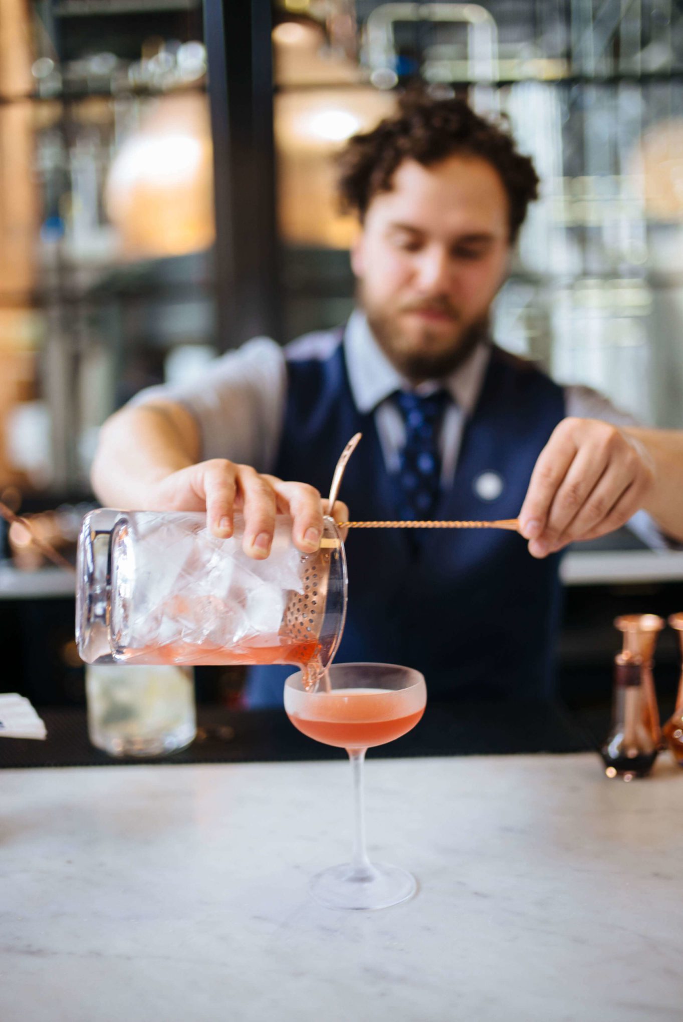 You must go to Philadelphia Distilling for the best craft cocktails located  in Fishtown #cocktail #gin #drink #travel #philadelphia #thetasteedit