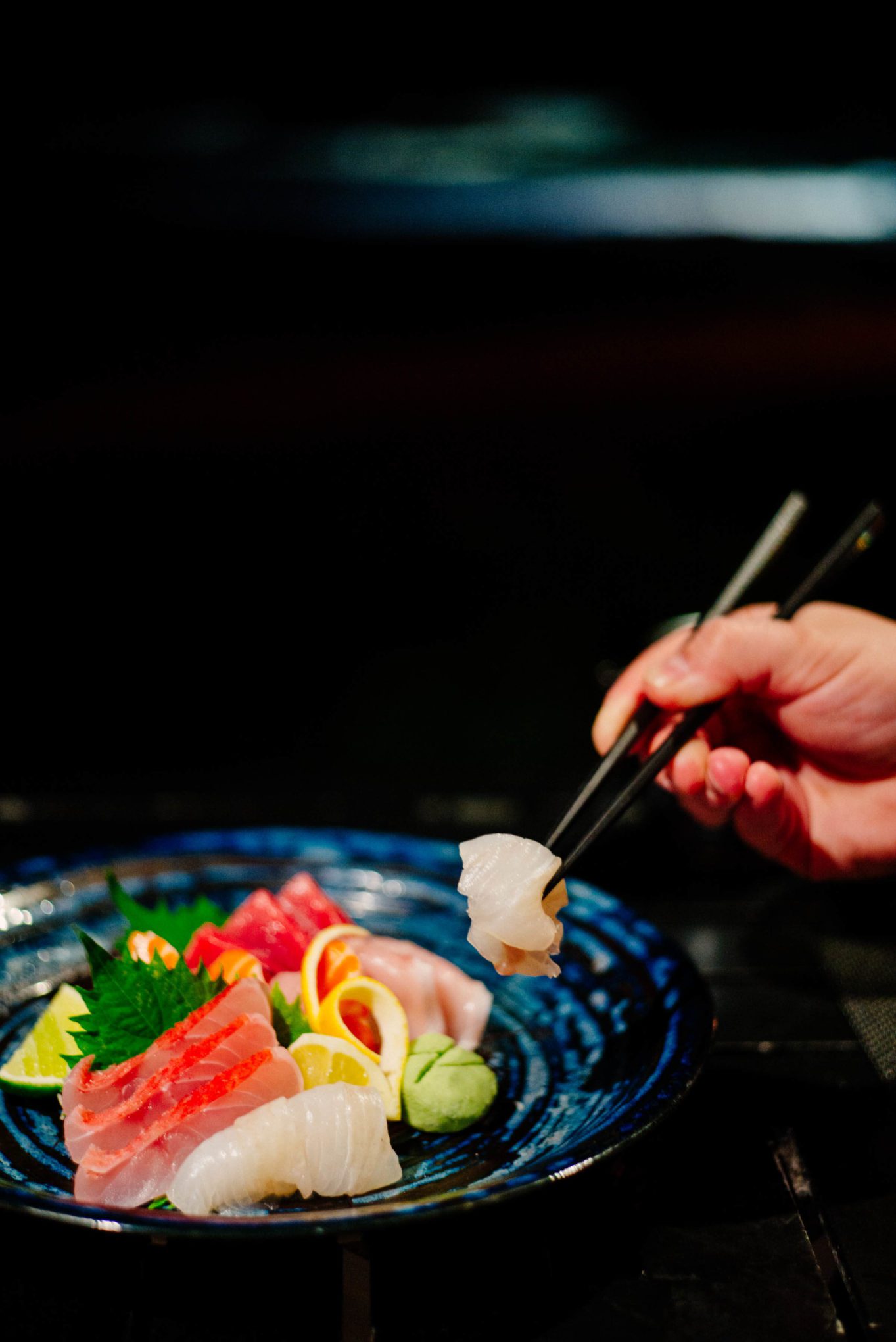 The best sushi in Kona is at ULU Restaurant and sushi bar at Four Seasons resort Hualalai the luxury hotel in Kona, the best sushi in Kona, thetasteSF