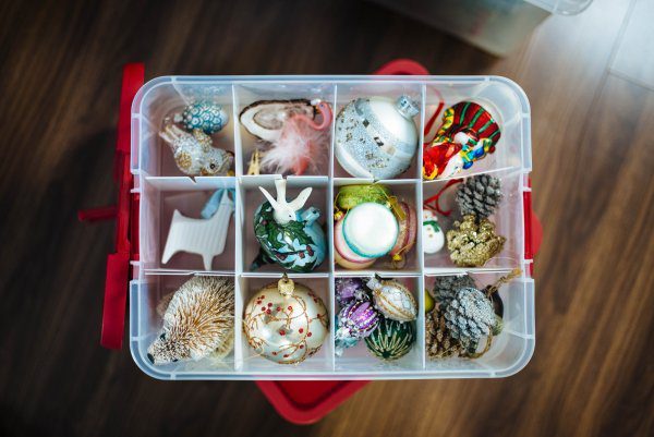 Store and organize your Christmas ornaments and holiday decorations, TheTasteSF