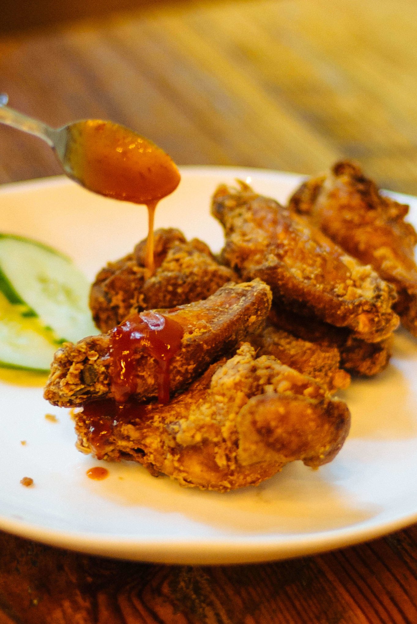 Try the wings at Bida Manda Laotian Bar and Restaurant in Raleigh NC thetasteedit