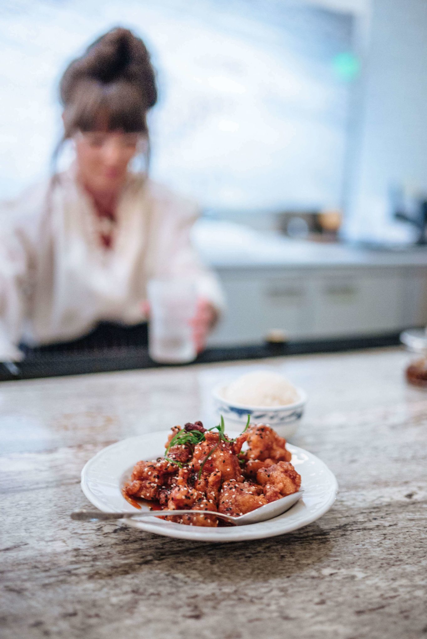 Brewery Bhavana was one of the best restaurants in Raleigh. WE loved their GENERAL TSO CHICKEN, crunchy chicken tossed in sweet and tangy hibiscus sauce The Taste Edit