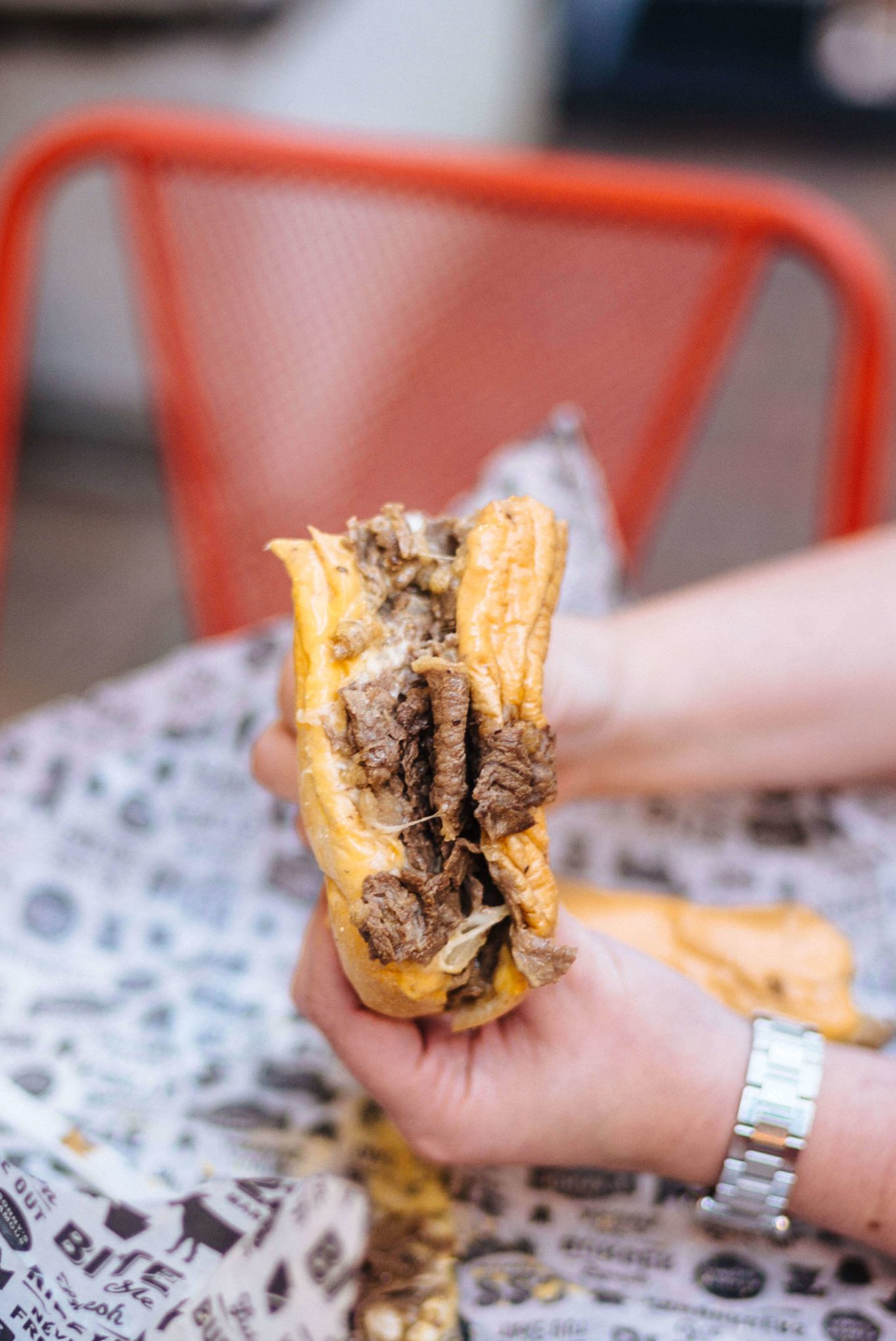 Sonny's PhillyVisit Philadelphia for some of the best food and historical sites. Go to Sonny's for one of the best Philly Cheese Steak Sandwiches in Philadelphia. #thetasteedit #travel #philadelphia #phillycheese #sandwich