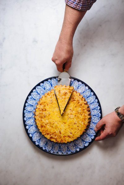 Make this easy potato torta made with potatoes, salami or ham, and mozzarella cheese from The Tase SF