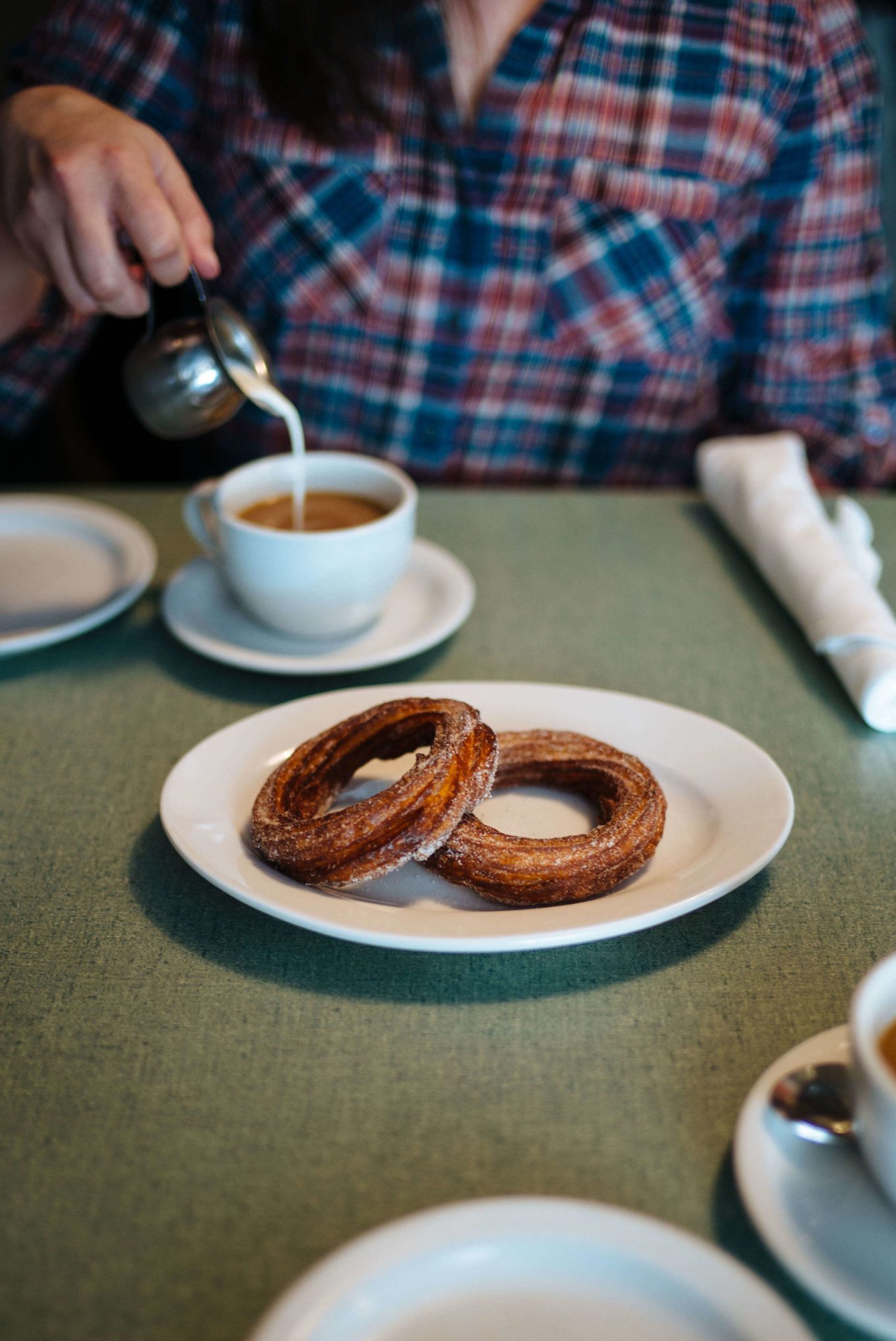 Check out Poole's Diner for brunch in Raleigh, NC - try their warm doughnuts