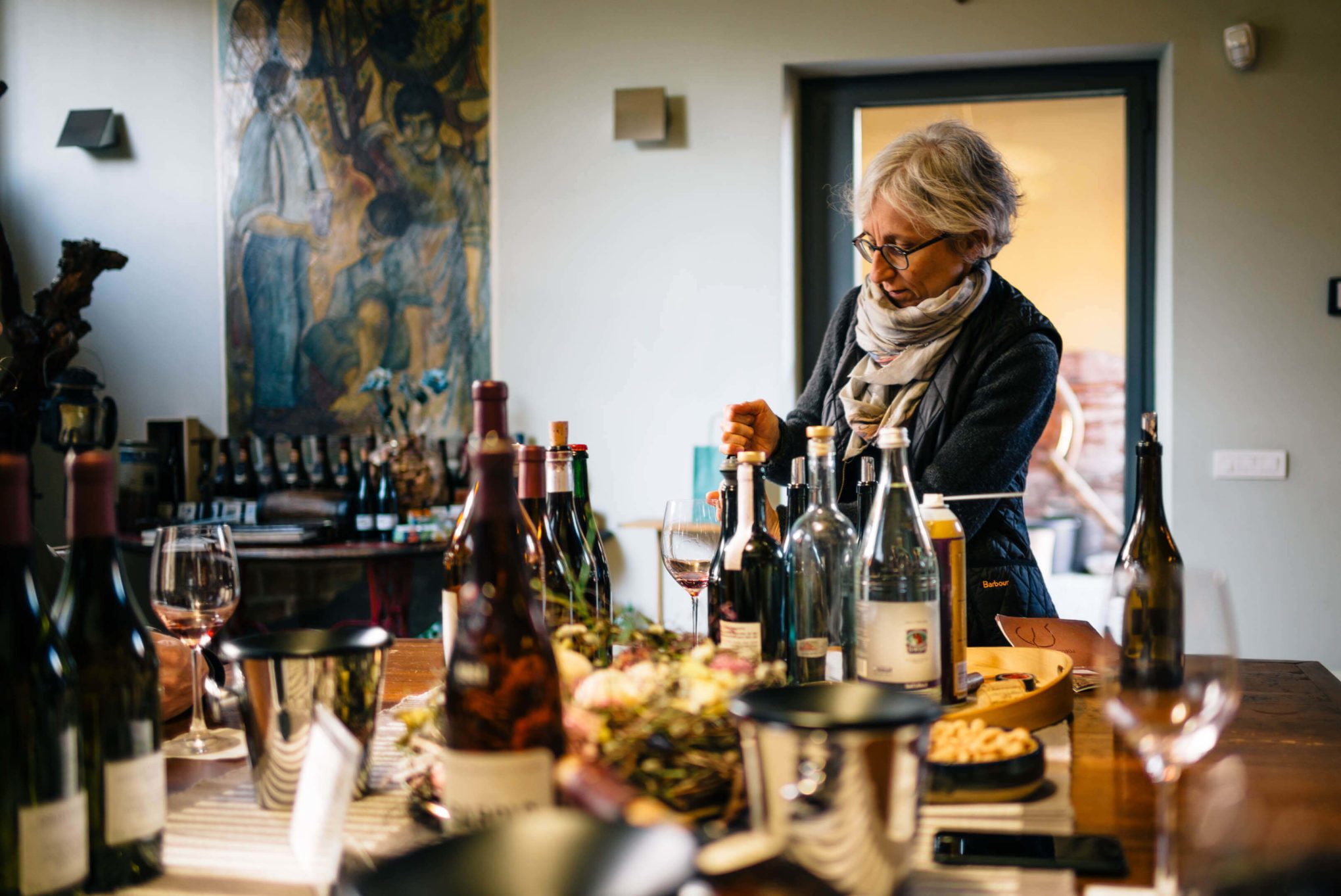 Maria Teresa Mascarello offers a tasting in Piedmont of her legendary Bartolo Mascarello complex wine.