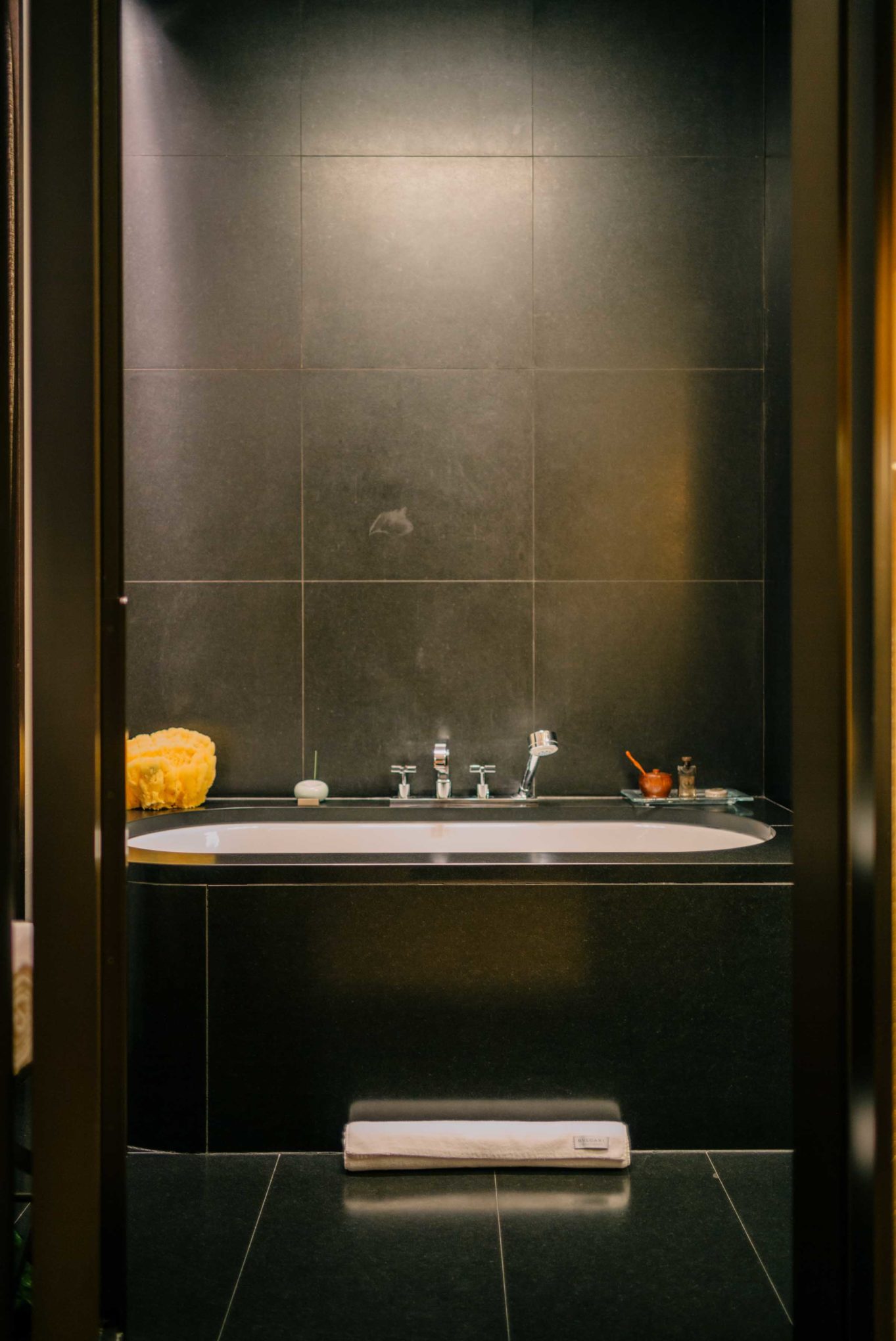 Hotel Bulgari Milano offers oversized bathtubs with bath salts and incense along with tea to start your visit right, The Taste Edit