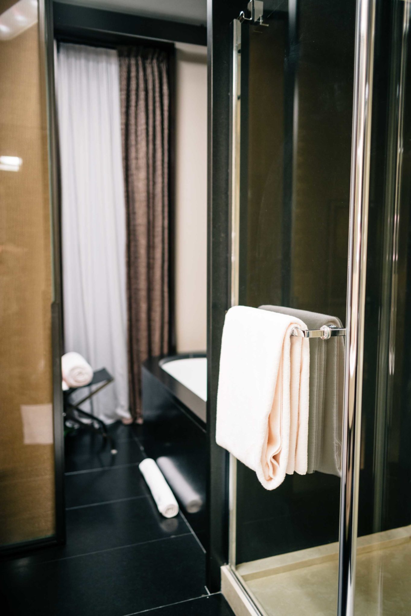 Stay at the Bulgari hotel who offers large bathrooms with Bulgari toiletries and black marble at the Hotel Bulgari Milano, The Taste Edit