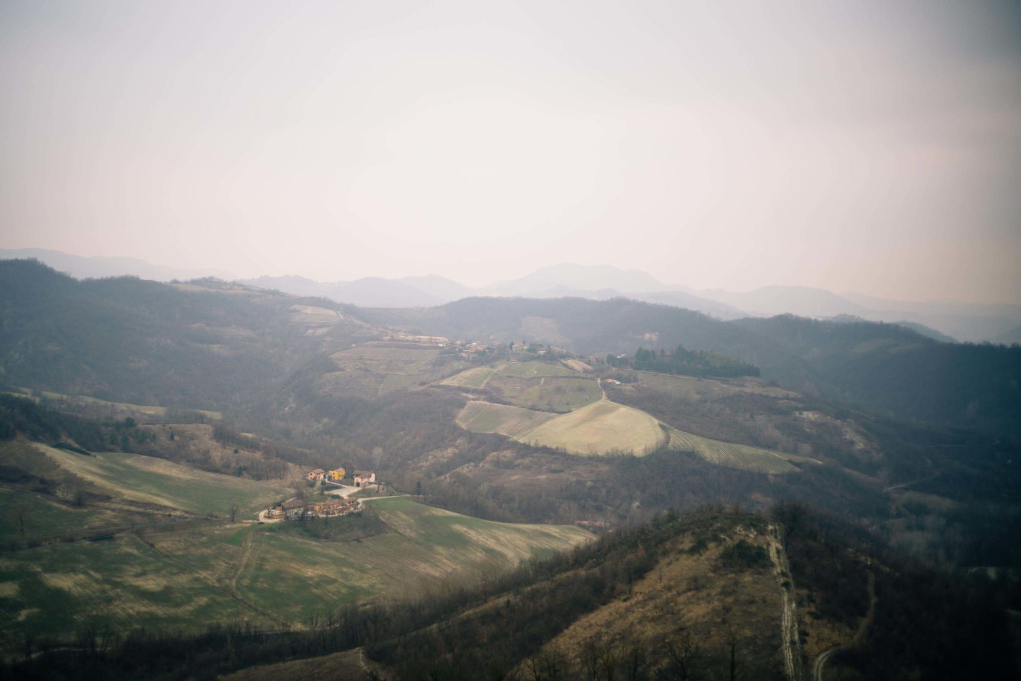 The Taste Edit, culinary photographers, recommends visiting this magical winery in northern Italy. Castello di Stefanago is near the town of Pavia in Lombardy. Winemaker and owner Giacomo Baruffaldi gives us a tour of the winery where they make Baruffaldi natural wines. A view from the castle's tower.