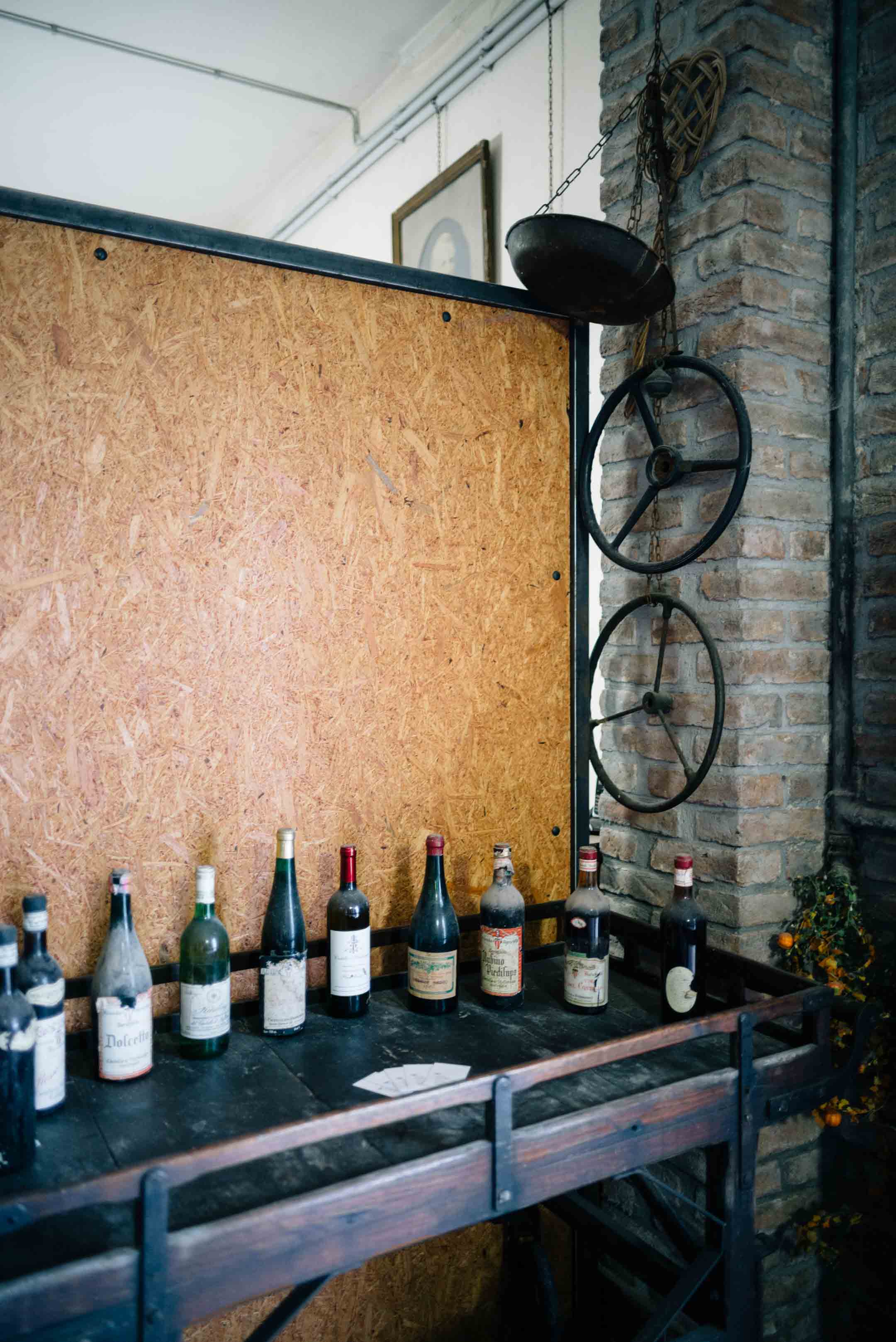 The Taste Edit, culinary photographers, recommends visiting this magical winery in northern Italy. Castello di Stefanago is near the town of Pavia in Lombardy. Winemaker and owner Giacomo Baruffaldi gives us a tour of the winery where they make Baruffaldi natural wines. Bottles of wine.