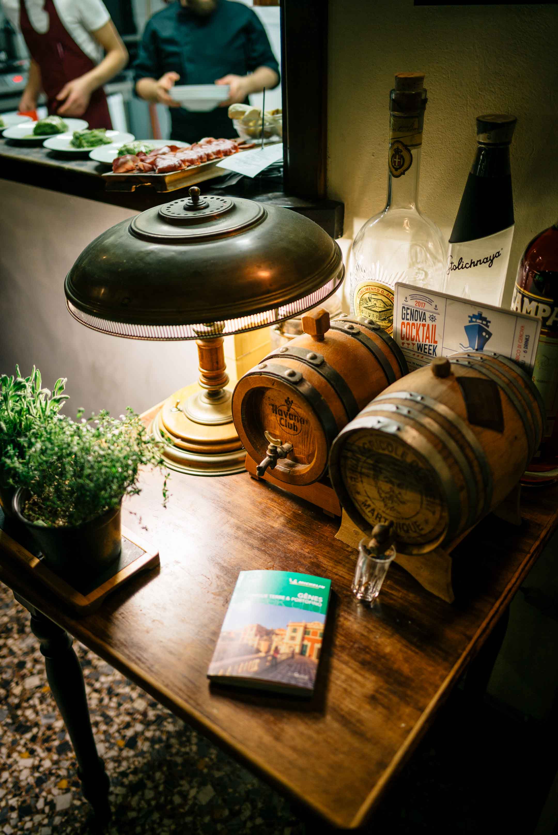 The Taste Edit recommends going to Les Rouges in Genova, Italy for cocktails or dinner.
