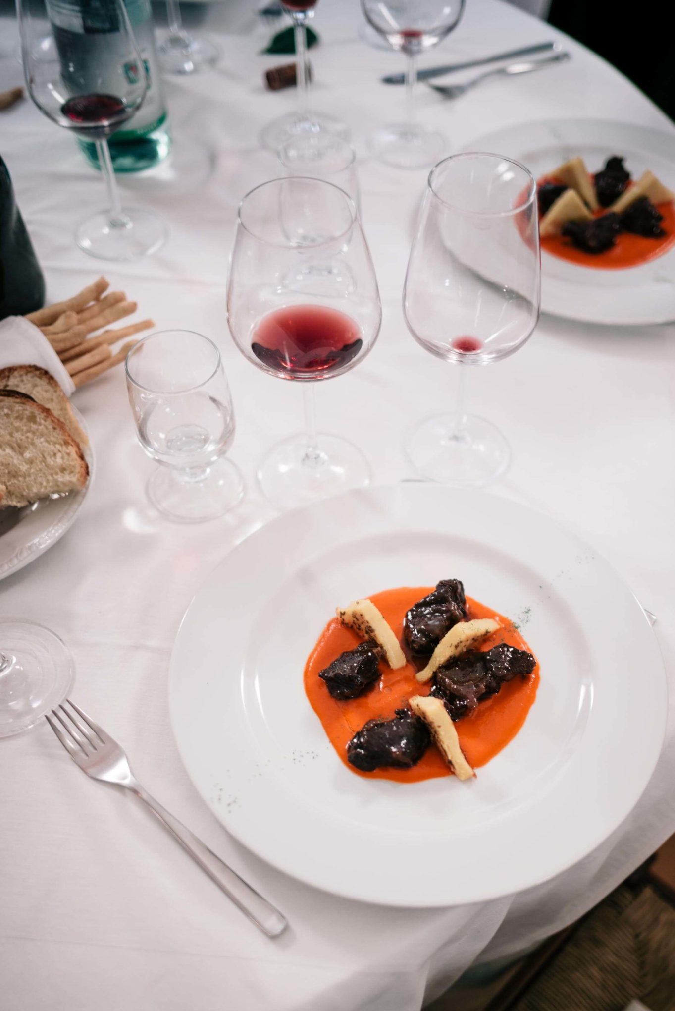 Visit one of the best restaurants in Piedmont Ristorante Bandini in Portacormaro, Asti in northern Italy. The Taste Edit recommends trying the veal cheek and polenta dish for dinner.