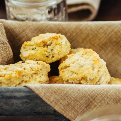 Point Reyes Cheese Bay Blue & Herb Biscuits recipe by chef Jennifer Luttrell