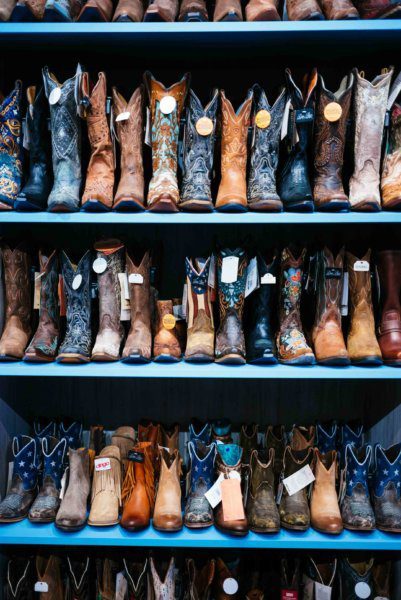 The Taste Edit spots Cowboy boots in the shops of Nashville