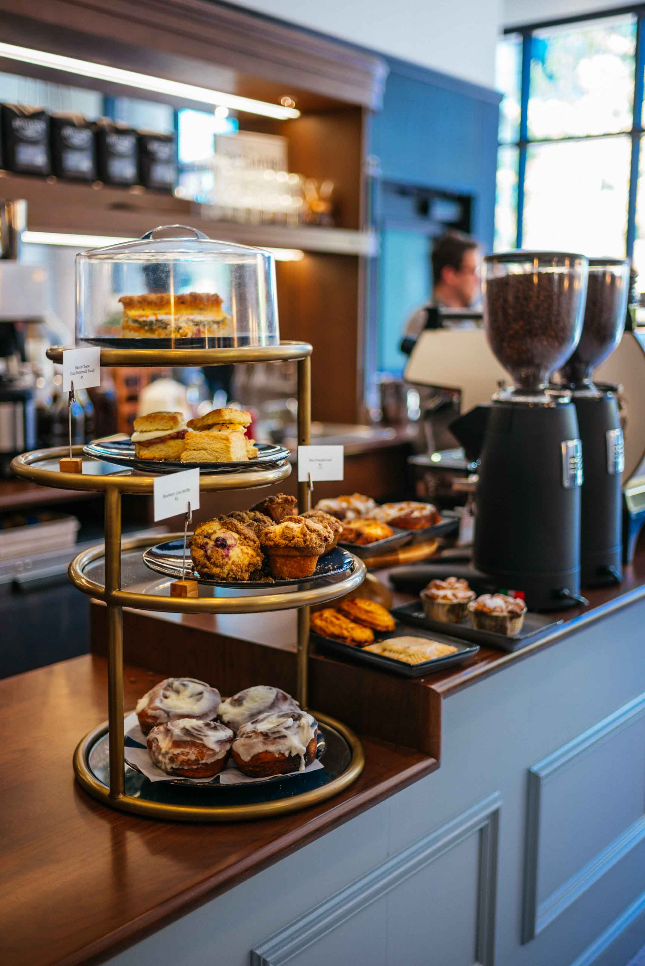 The Taste Edit recommends staying in the Thompson Nashville hotel located in the gulch neighborhood in downtown Nashville. Visit the Killebrew coffee shop serving up Revelator coffee.
