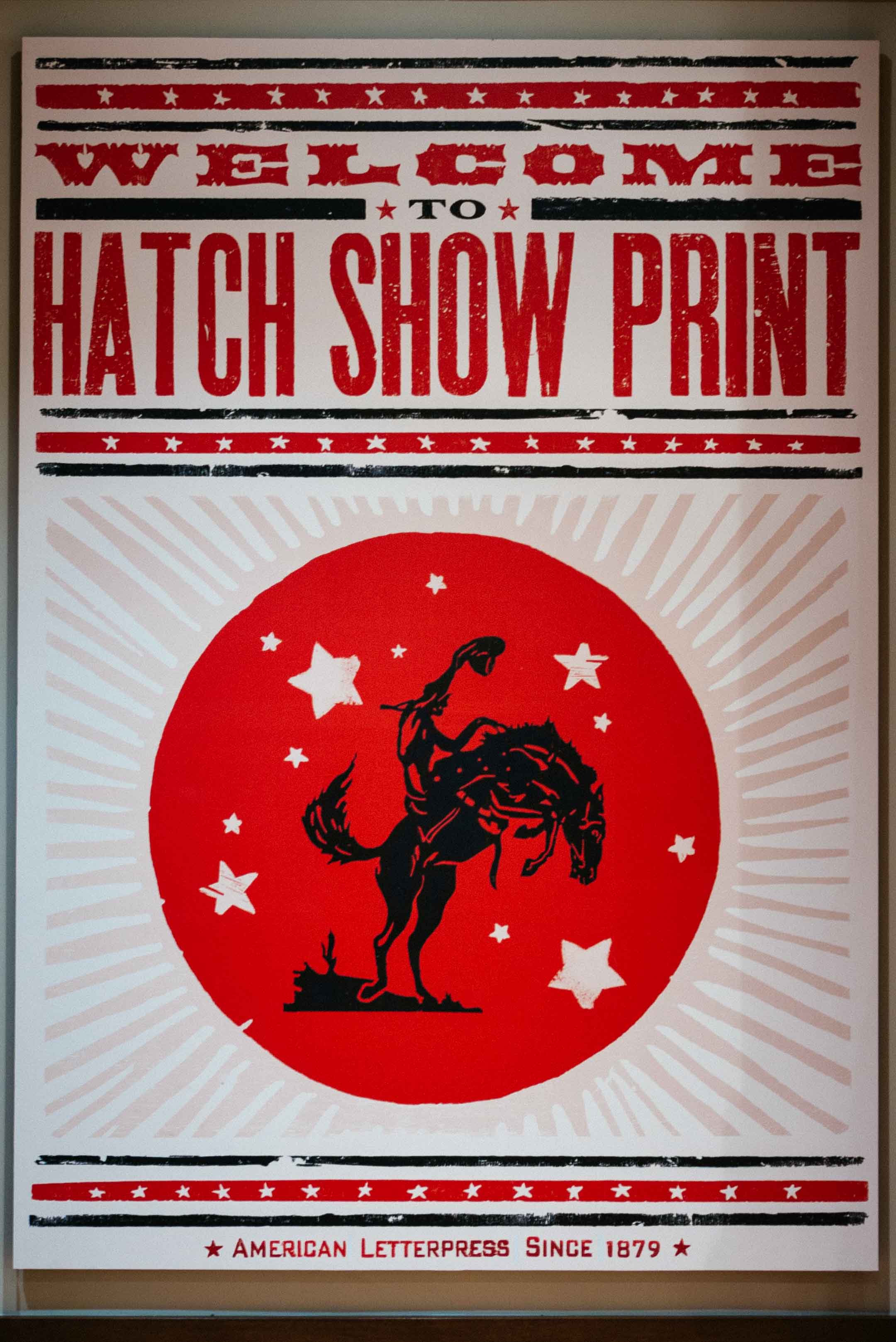 Go to the Hatch Show Printer to see vintage posters in Nashville, The Taste Edit