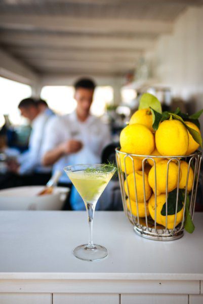 The Taste Edit shares the recipe for the Mare Nostrum gin cocktail at La Plage Resort, Taormina Sicily Italy