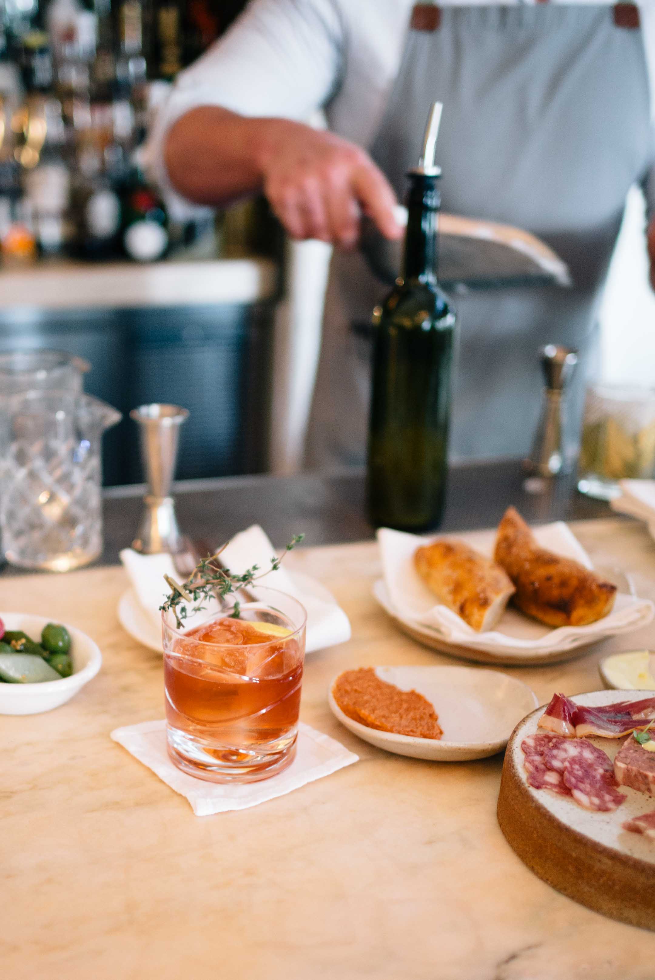 For the best cocktails in Hollywood visit Chef Curtis Stone's Gwen in Los Angeles. For a twist on a Negroni, try the “Negroni Reflection” (Sloe Gin, Salers aperitif, thyme, amara, raspberry)