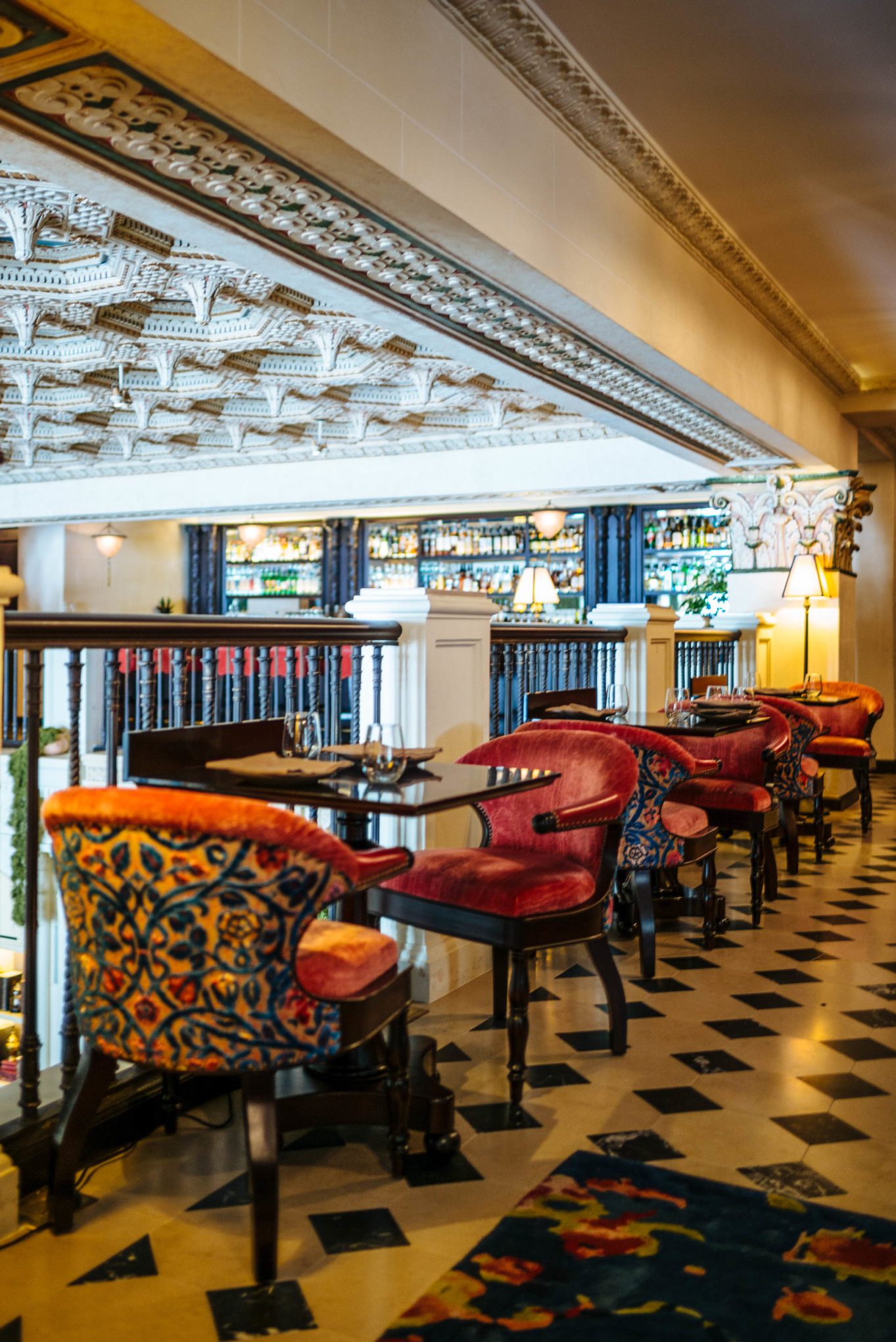 Upstairs restaurant at The Nomad Hotel in downtown LA restaurant 