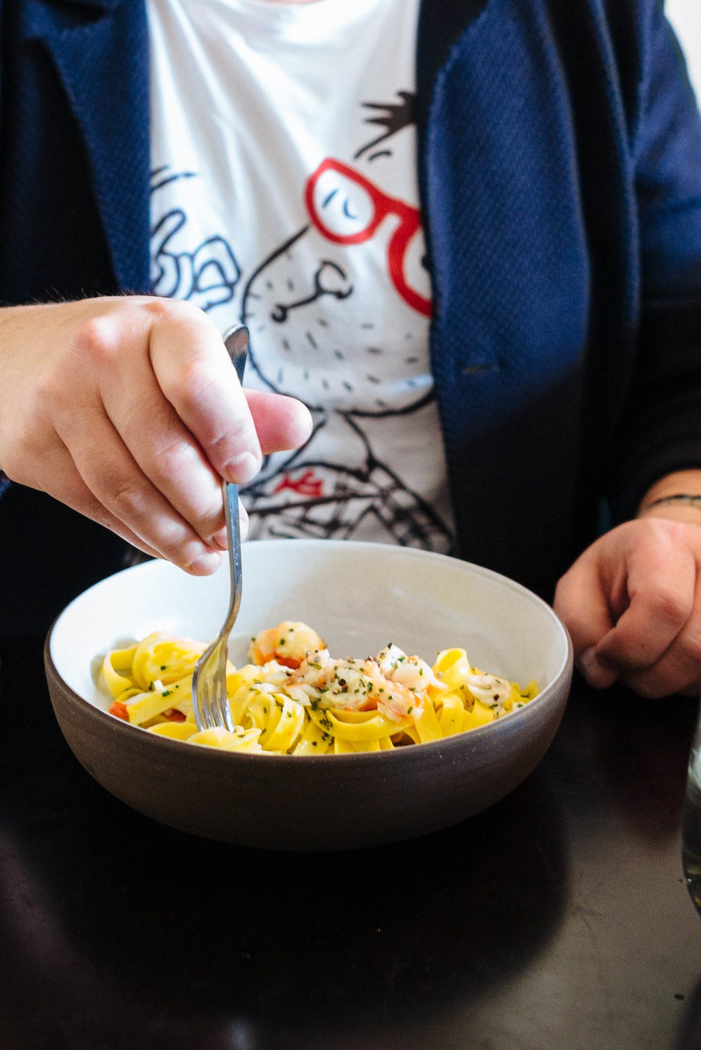 crab pasta The Nomad Hotel in downtown LA restaurant 