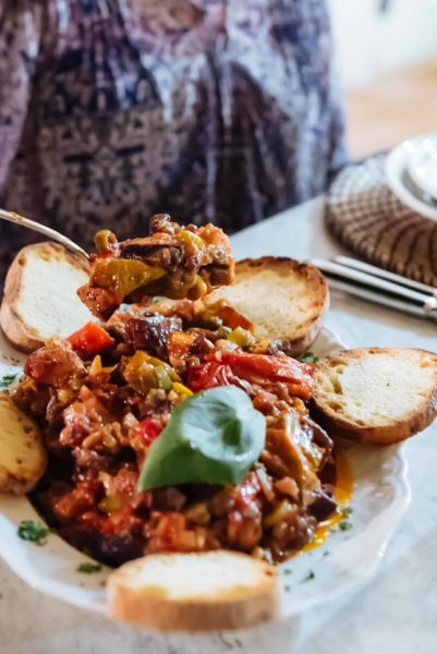The best Eggplant caponata recipe from Sicily with The Taste Edit