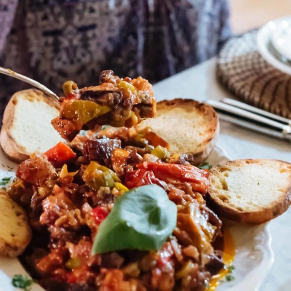 The best Eggplant caponata recipe from Sicily with The Taste Edit