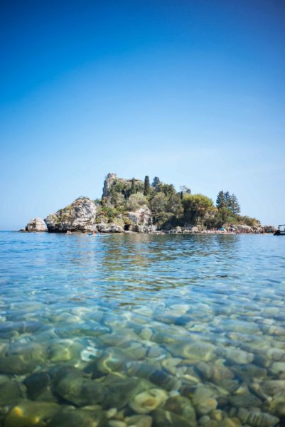 Dip in the water and sip a cocktail at Isola Bella in Sicily like The Taste Edit