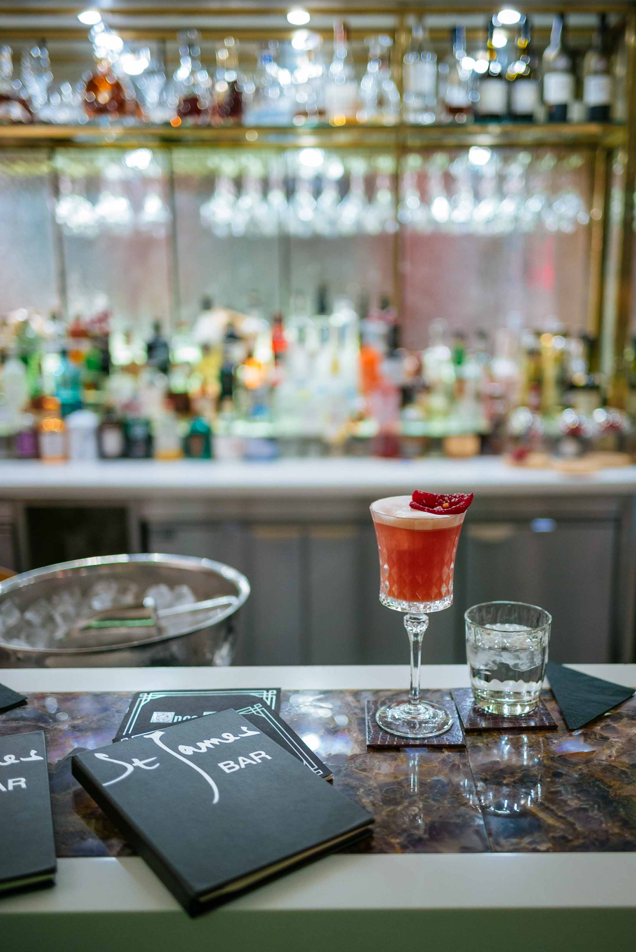 The Taste Edit has cocktails when staying at Sofitel London St. James Bar