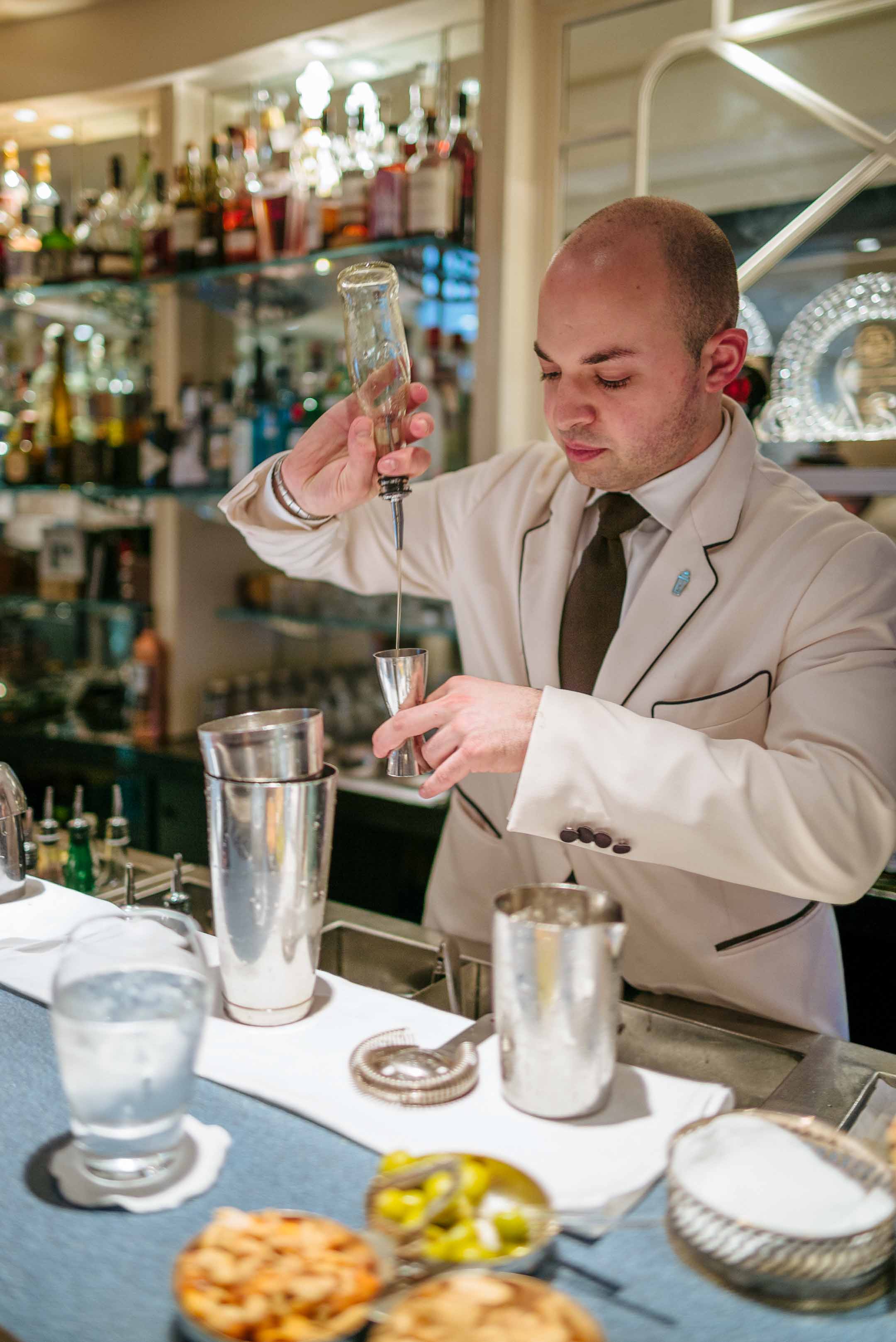 For cocktails visit The American Bar in London at The Savoy Hotel for cocktails