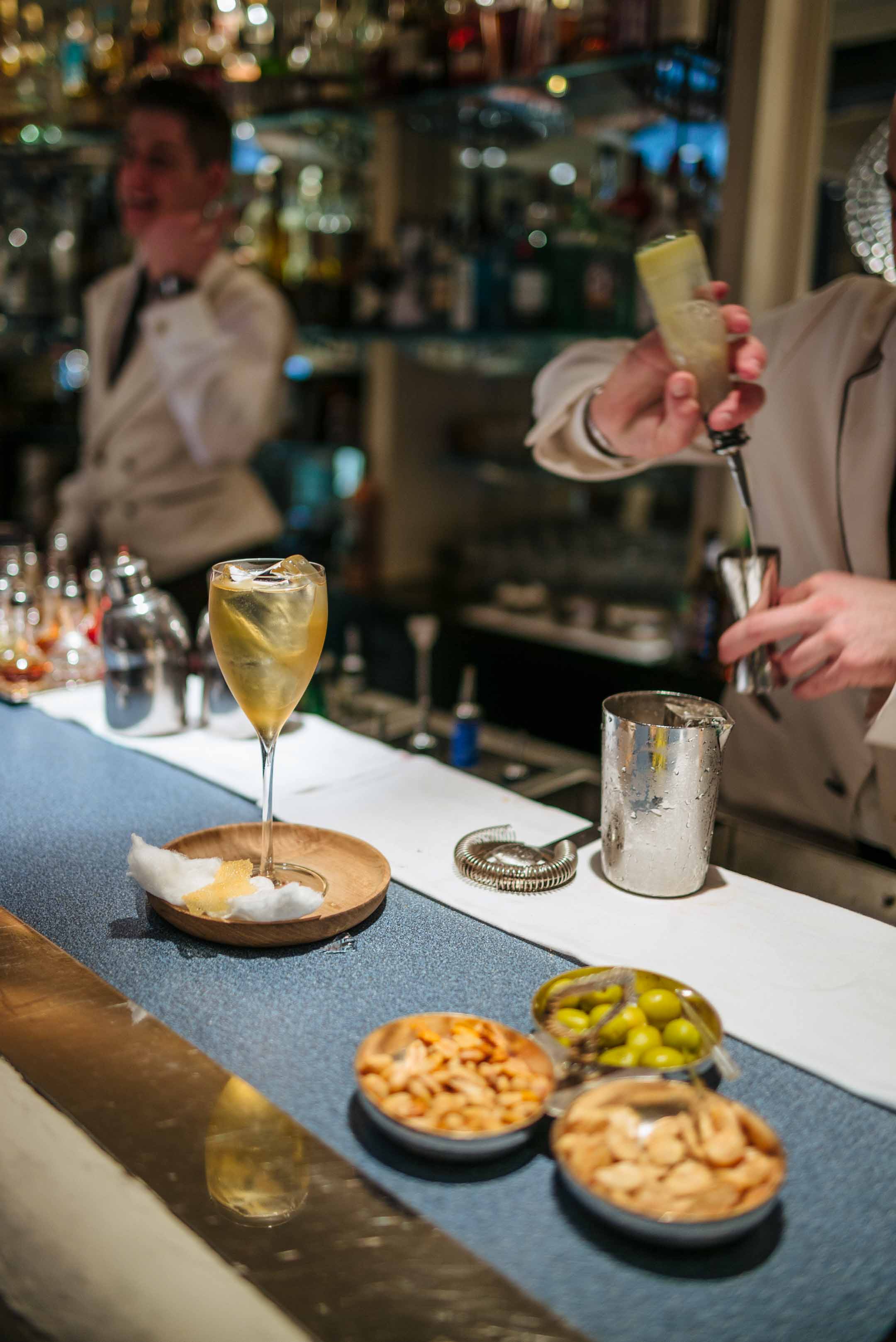 Visit The American Bar in London at The Savoy Hotel for cocktails