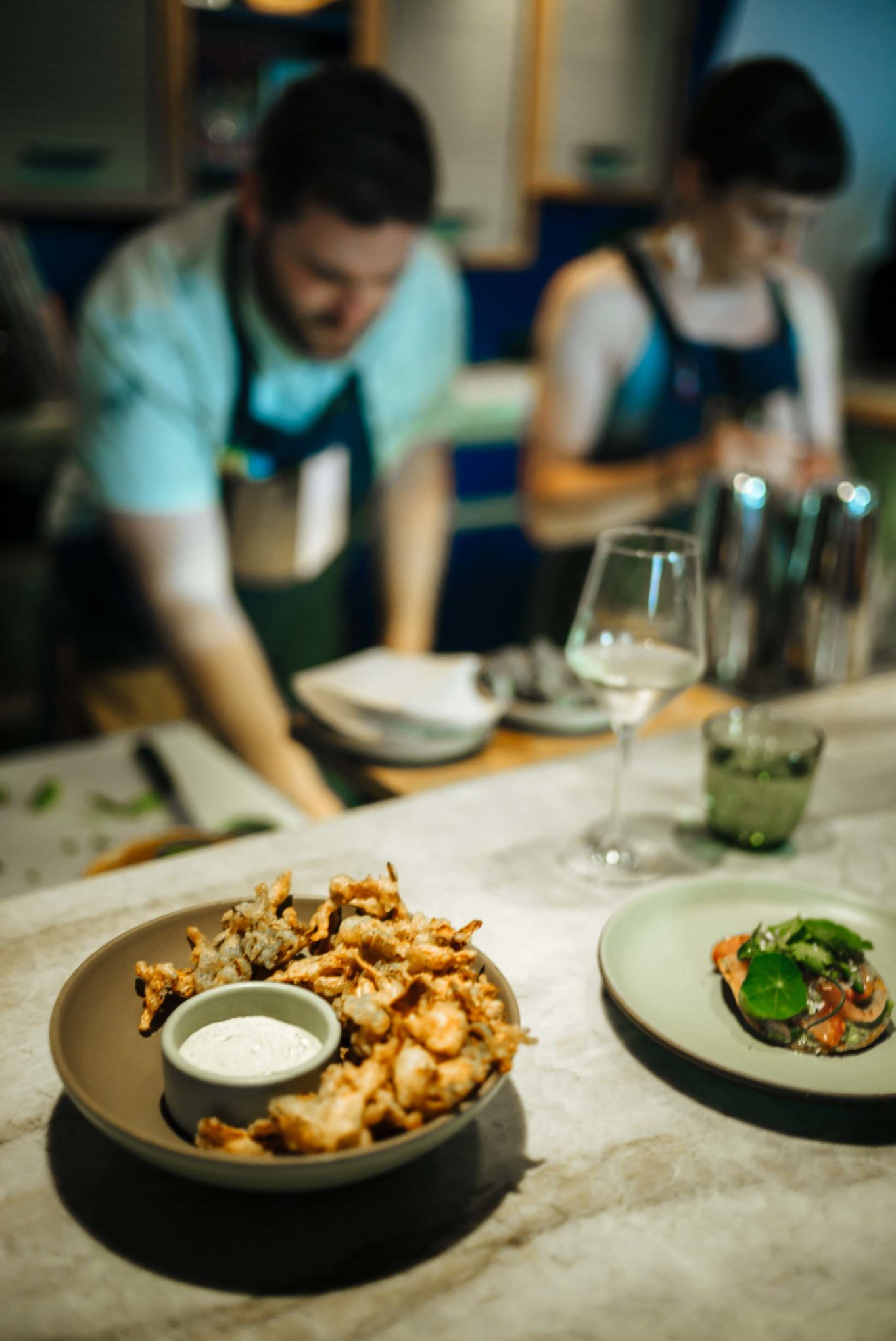 True Laurel has the best bar food in San Francisco from david barzelay, we love seeing him on the floor with his team members