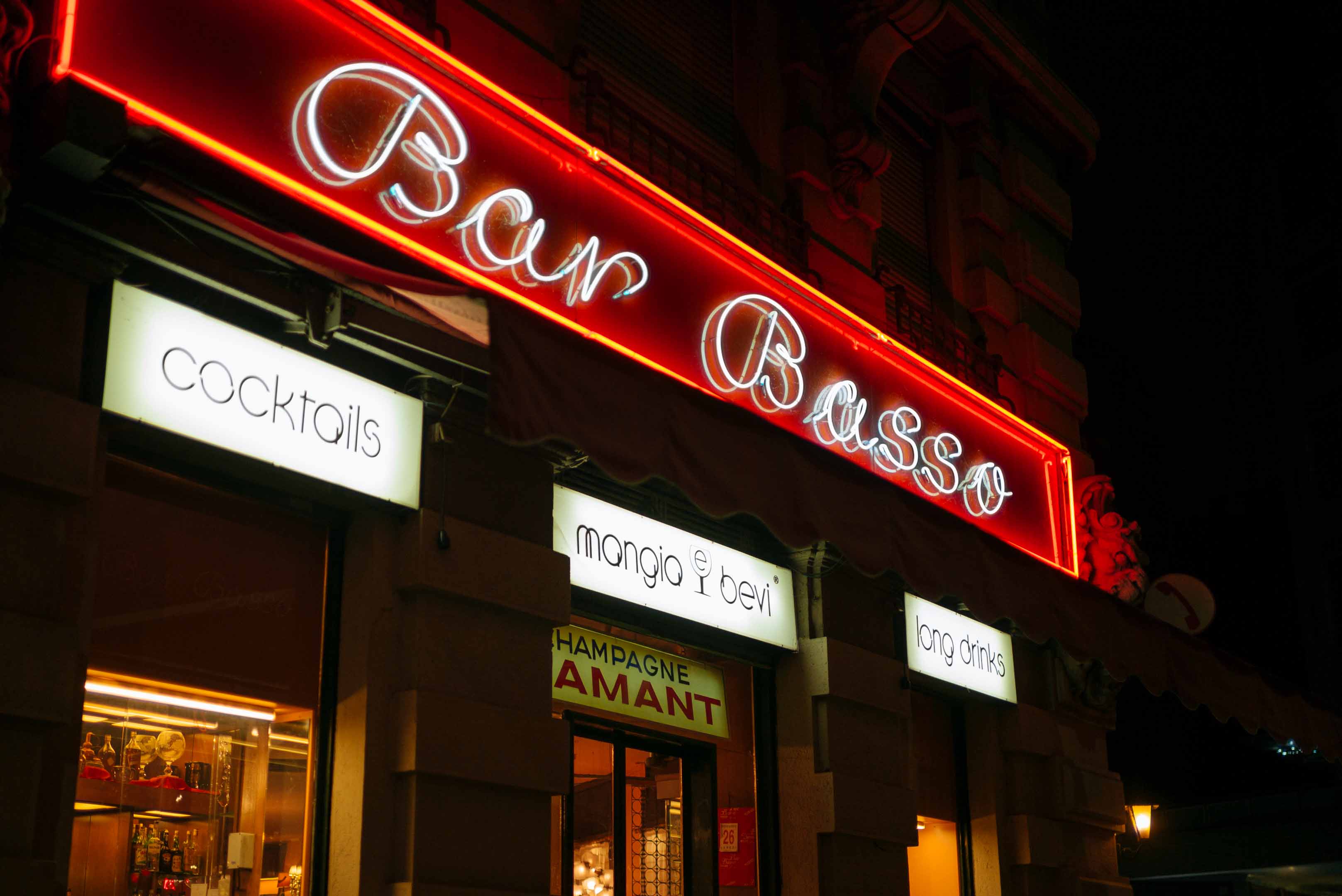 Visit Bar Basso in Milan, where the Negroni sbagliato was invented 