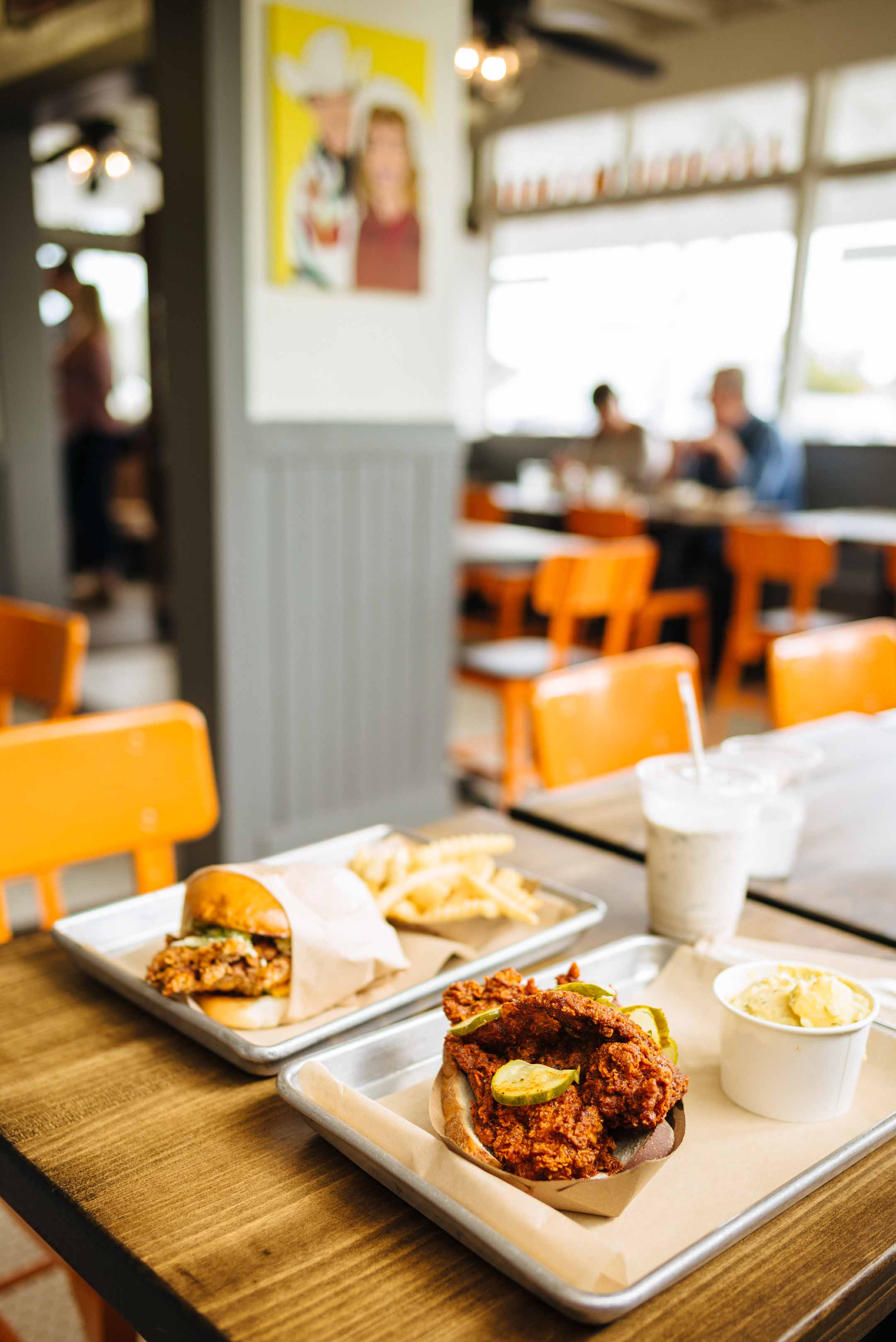 For one of the best restaurants in Napa or Sonoma visit Boxcar Fried Chicken