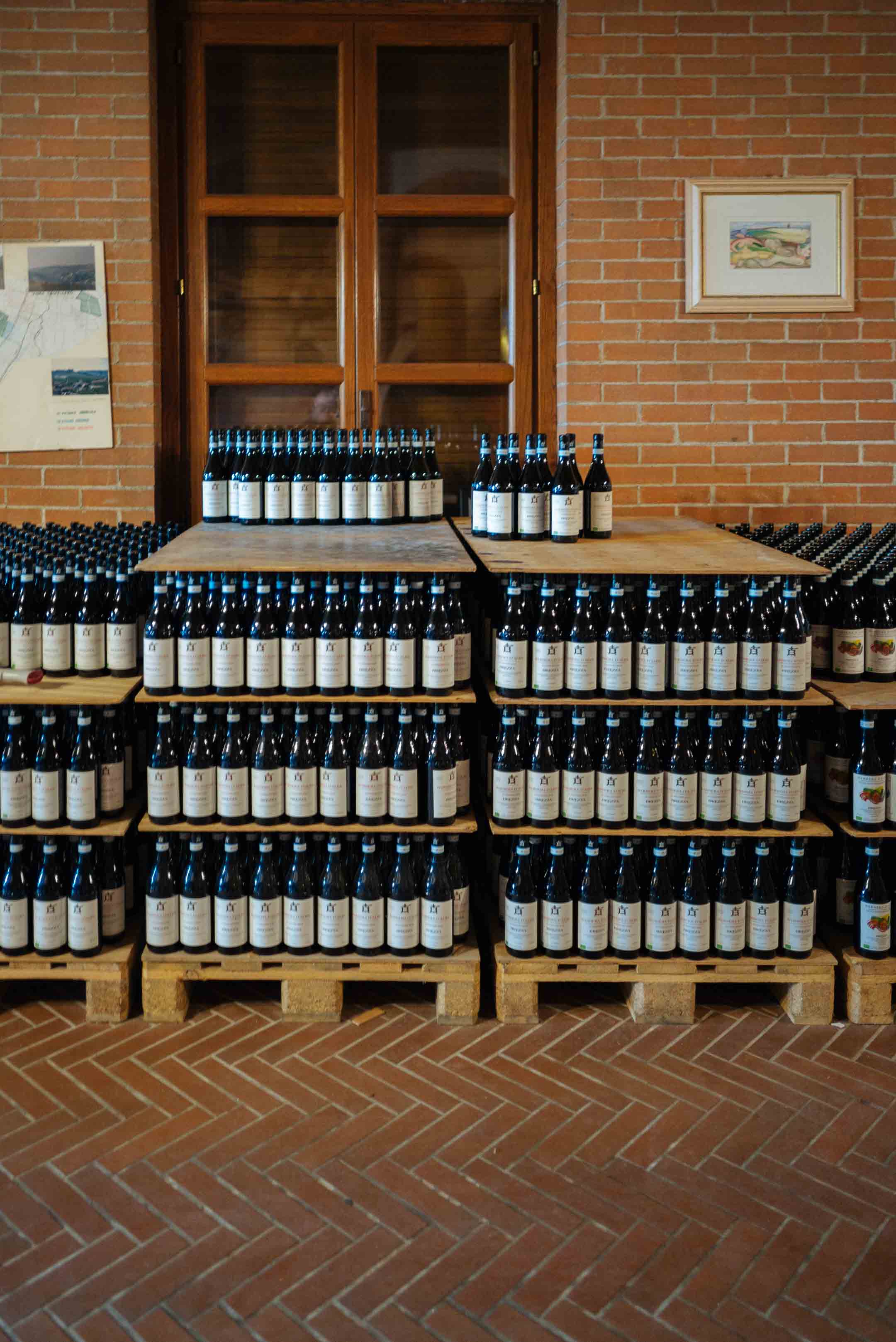 Brezza winery is located just at the edge of town of Barolo